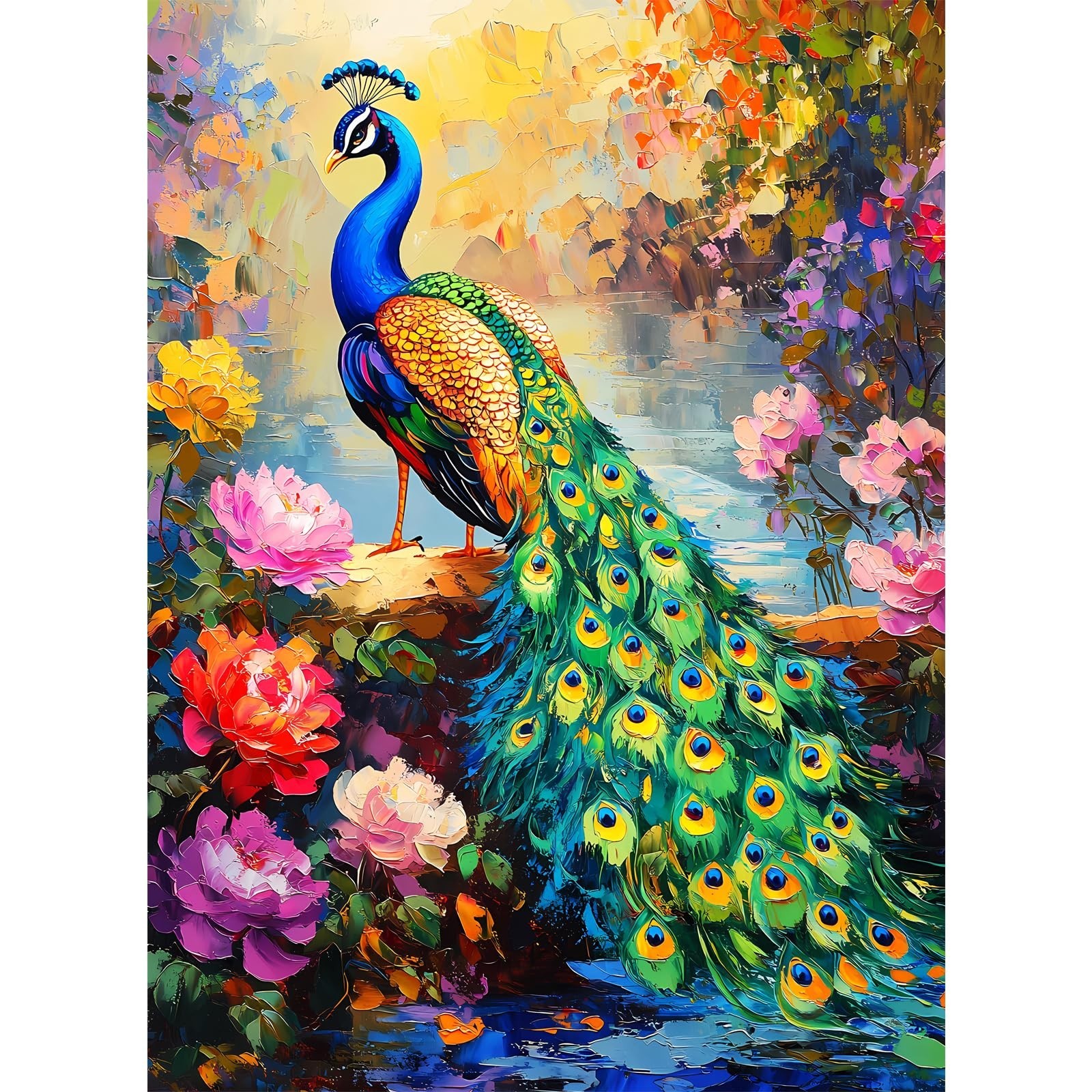 300 Piece Vibrant Colors Jigsaw Puzzle for Adults 20.5 x 15 Inch Art Set
