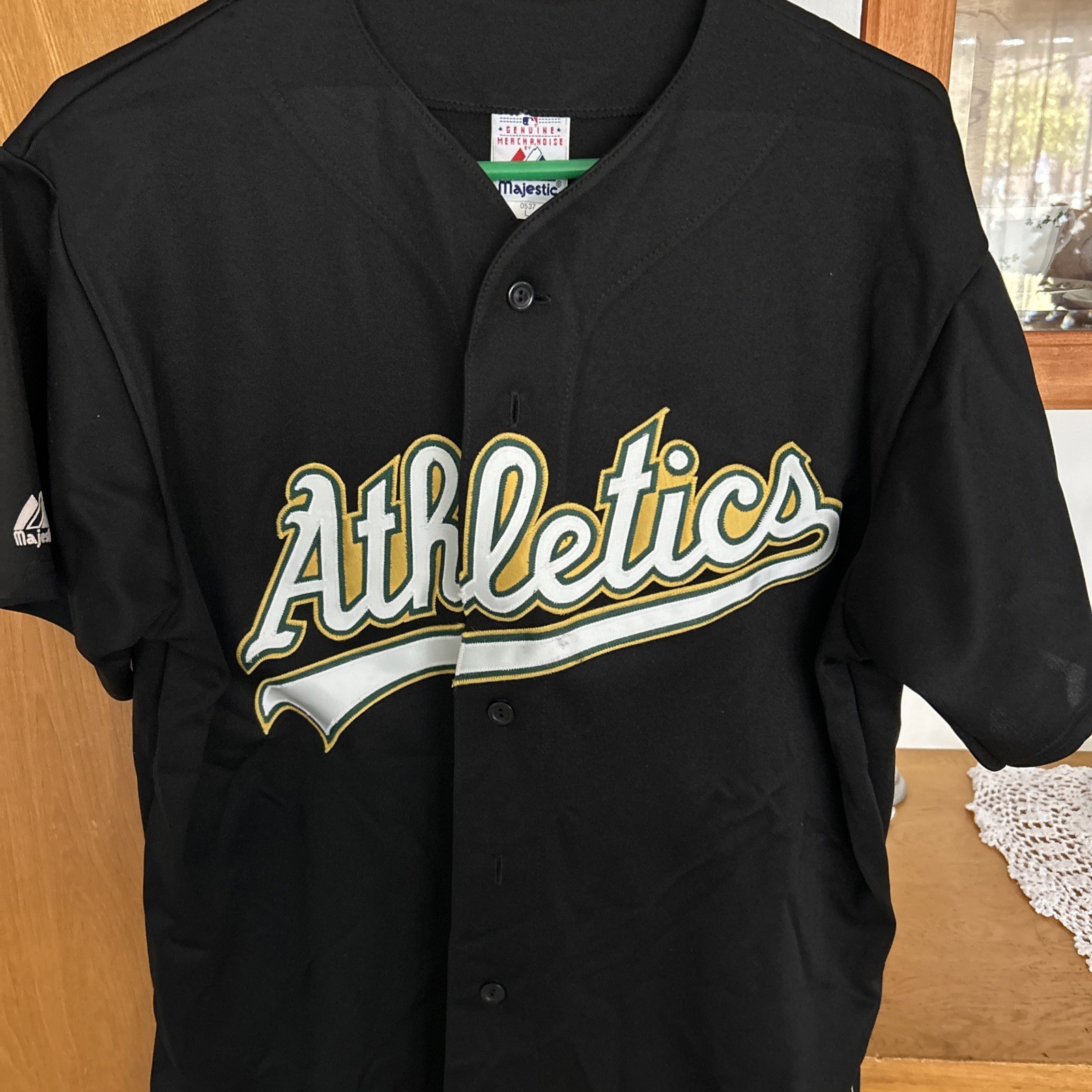 Rare 2008 Oakland Athletics A\'s Kurt Suzuki 24 Alternate Black Jersey Mens L Rare 2008 Oakland Athletics A\'s Kurt Suzuki 24 Alternate Black Jersey Mens L