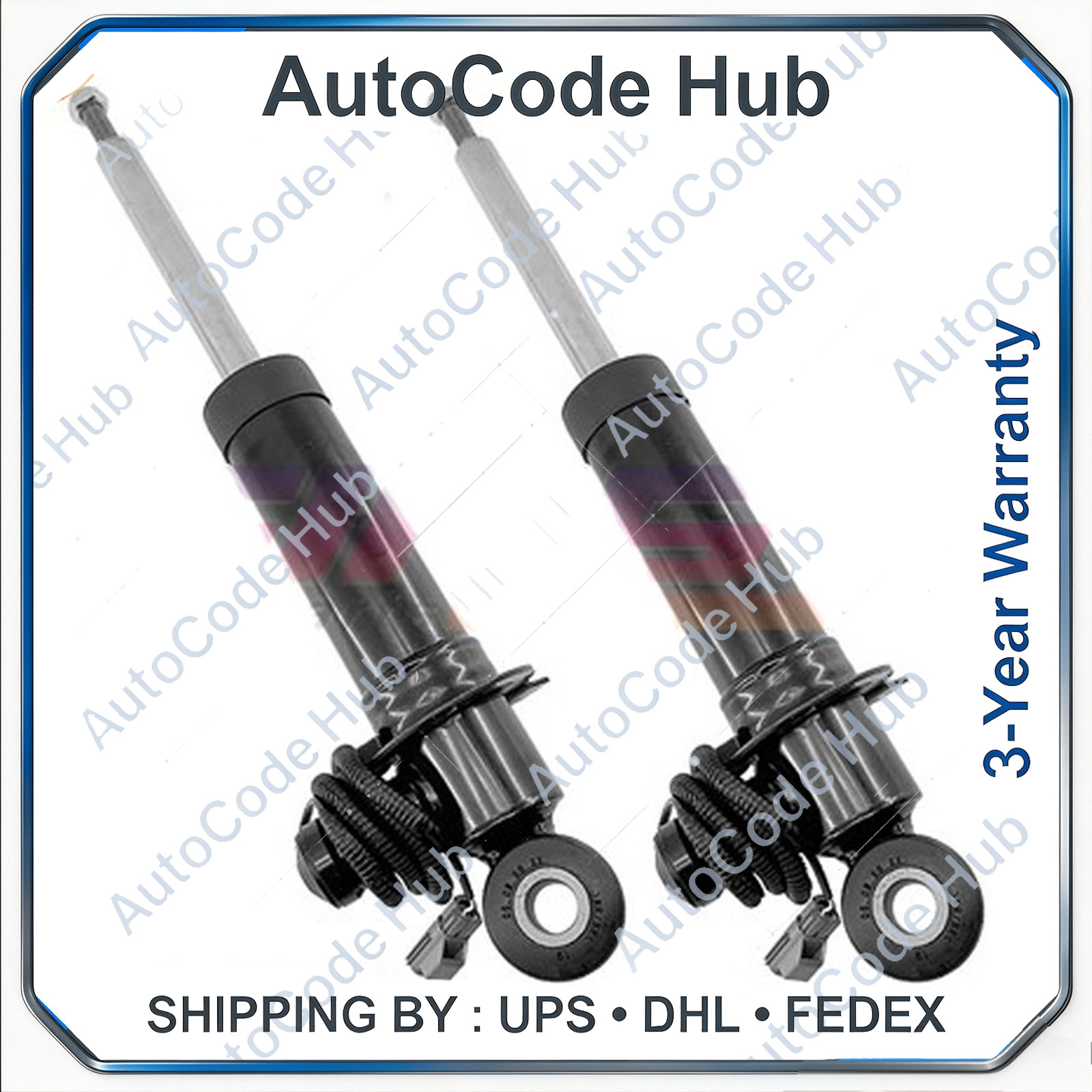 2x For Volvo S60 384 V70 Mk II 285 30683704 Rear Shock Absorber Struts Electric