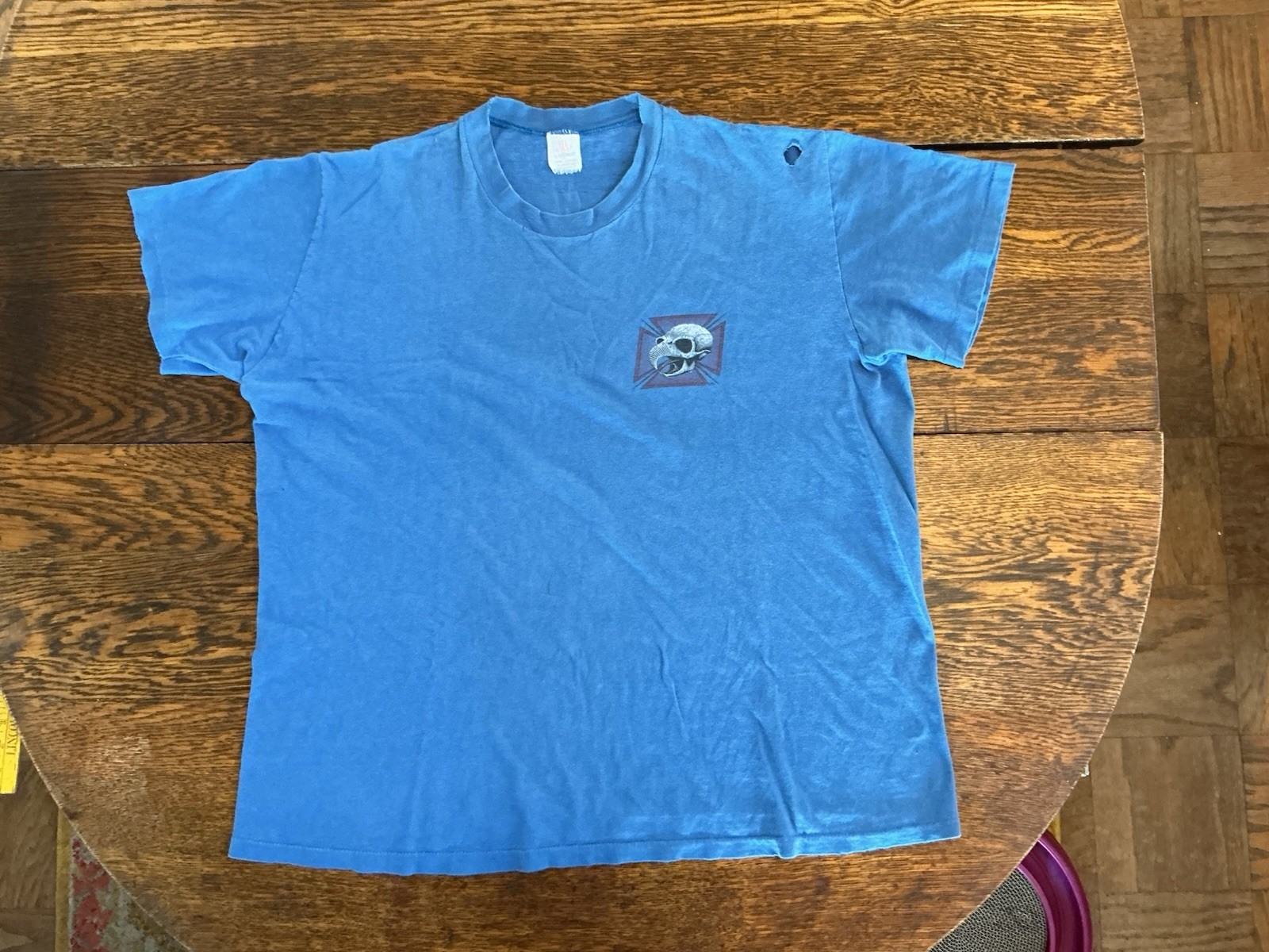 Vtg 1983 Powell Peralta TONY HAWK Chicken Skull T Shirt Stedman Single Stitch XL
