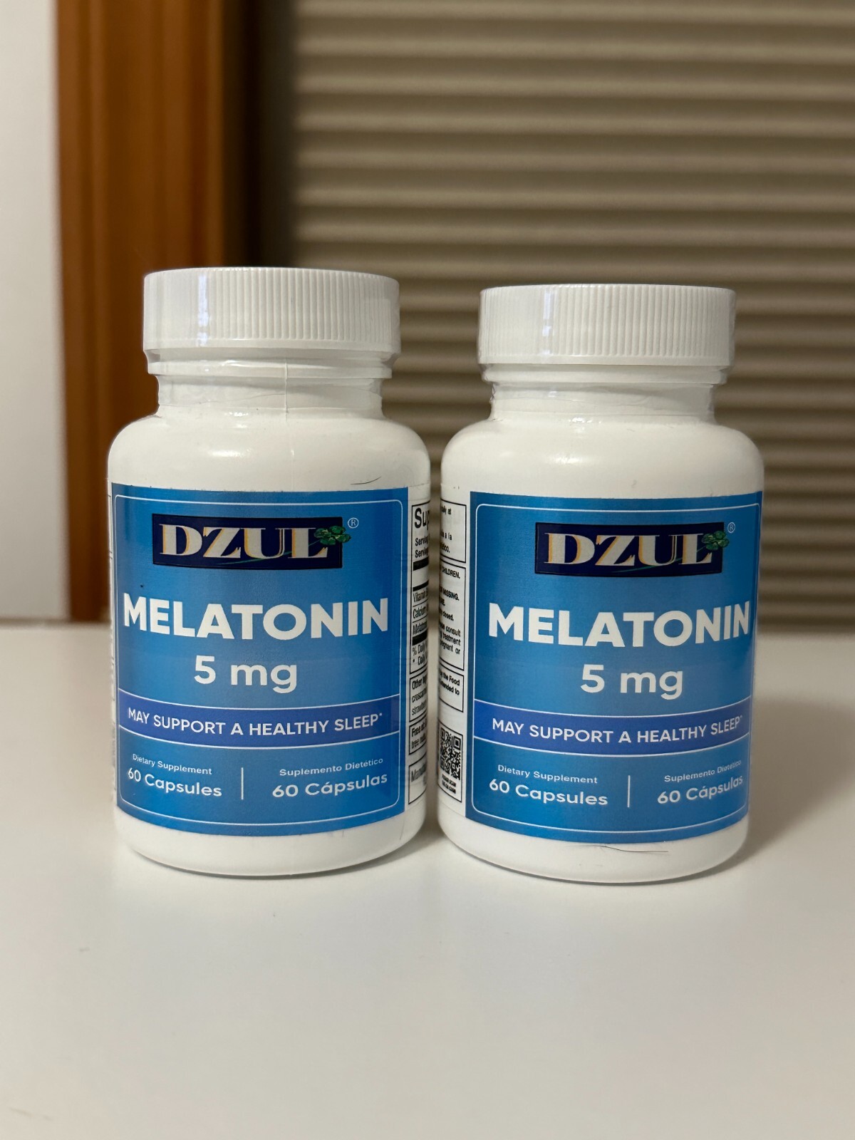 *SALE* 2 pack - Melatonin, 5 mg, 60 Capsules - Dzul *SALE* 2 pack - Melatonin, 5 mg, 60 Capsules - Dzul