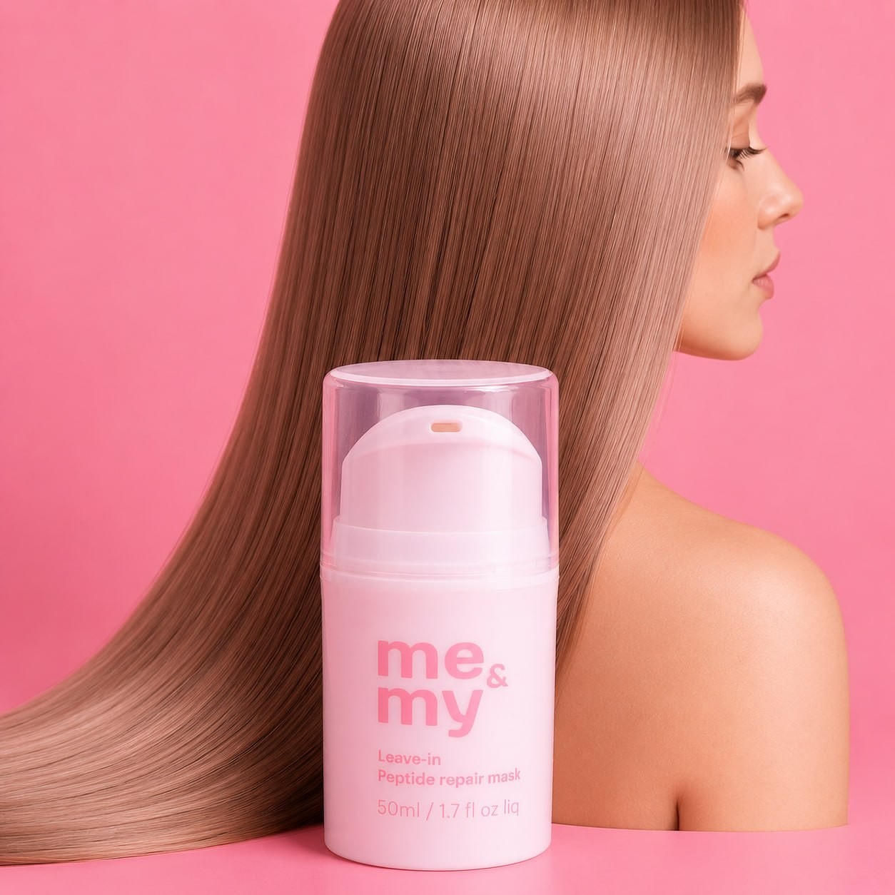 ME&MY Leave-In Peptide hair repair mask 50 ml / 1.7  fl oz lig