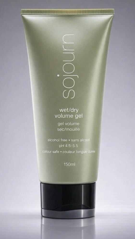 Sojourn  Wet/Dry Volume Hair Gel Alcohol-Free Color Safe Volumizing 150 ml