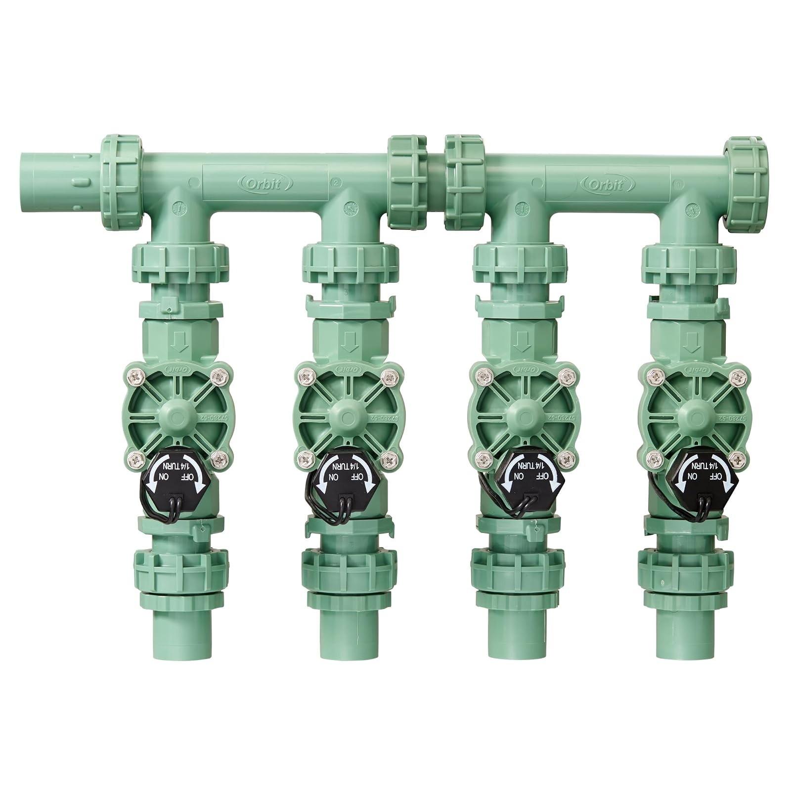 Orbit 57257 4 Valve Preassembled Sprinkler Manifold Smart Orbit 57257 4 Valve Preassembled Sprinkler Manifold Smart