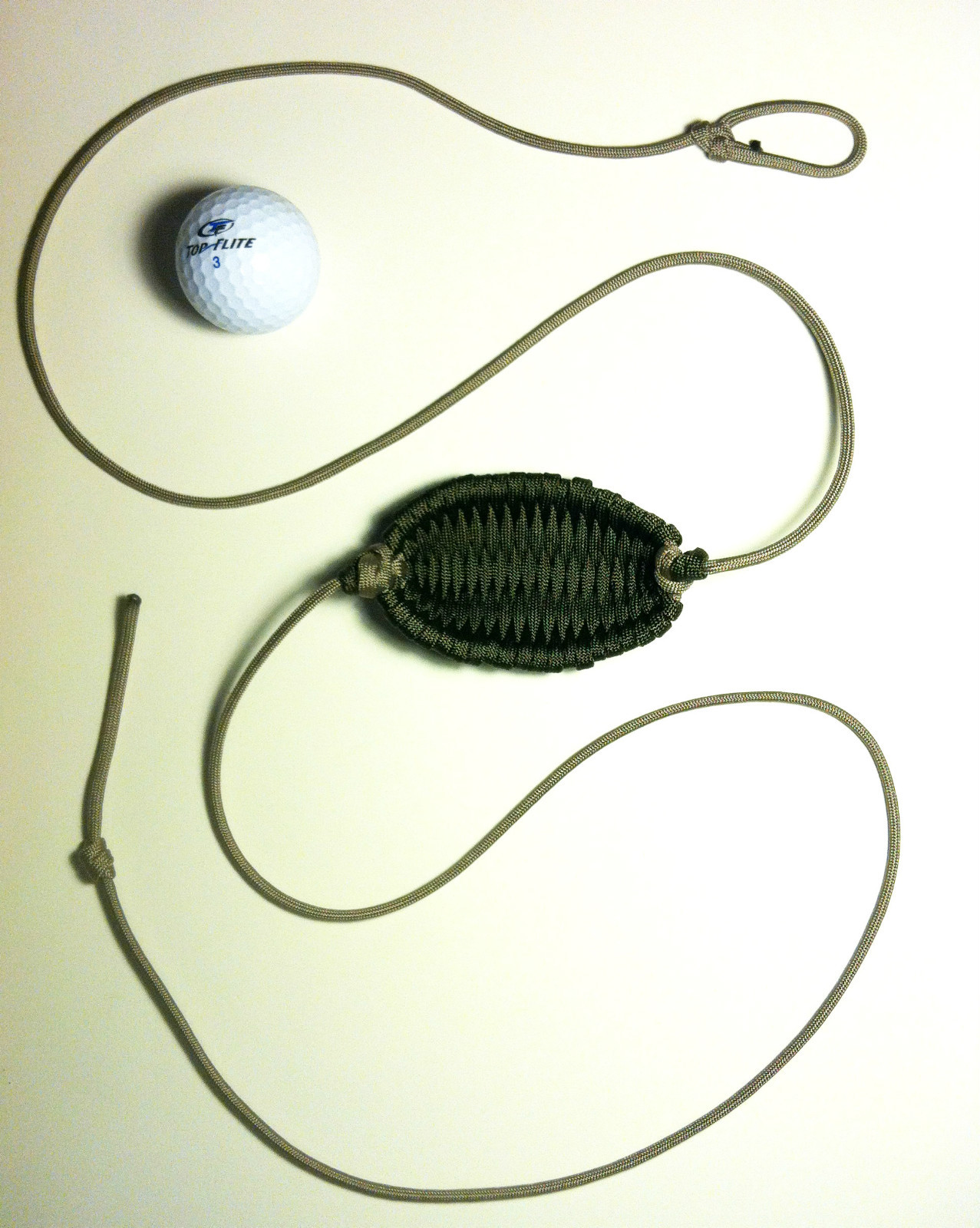 Paracord Shepherd Sling=Old-Fashioned Slingshot HANDMADE by David the Shepherd