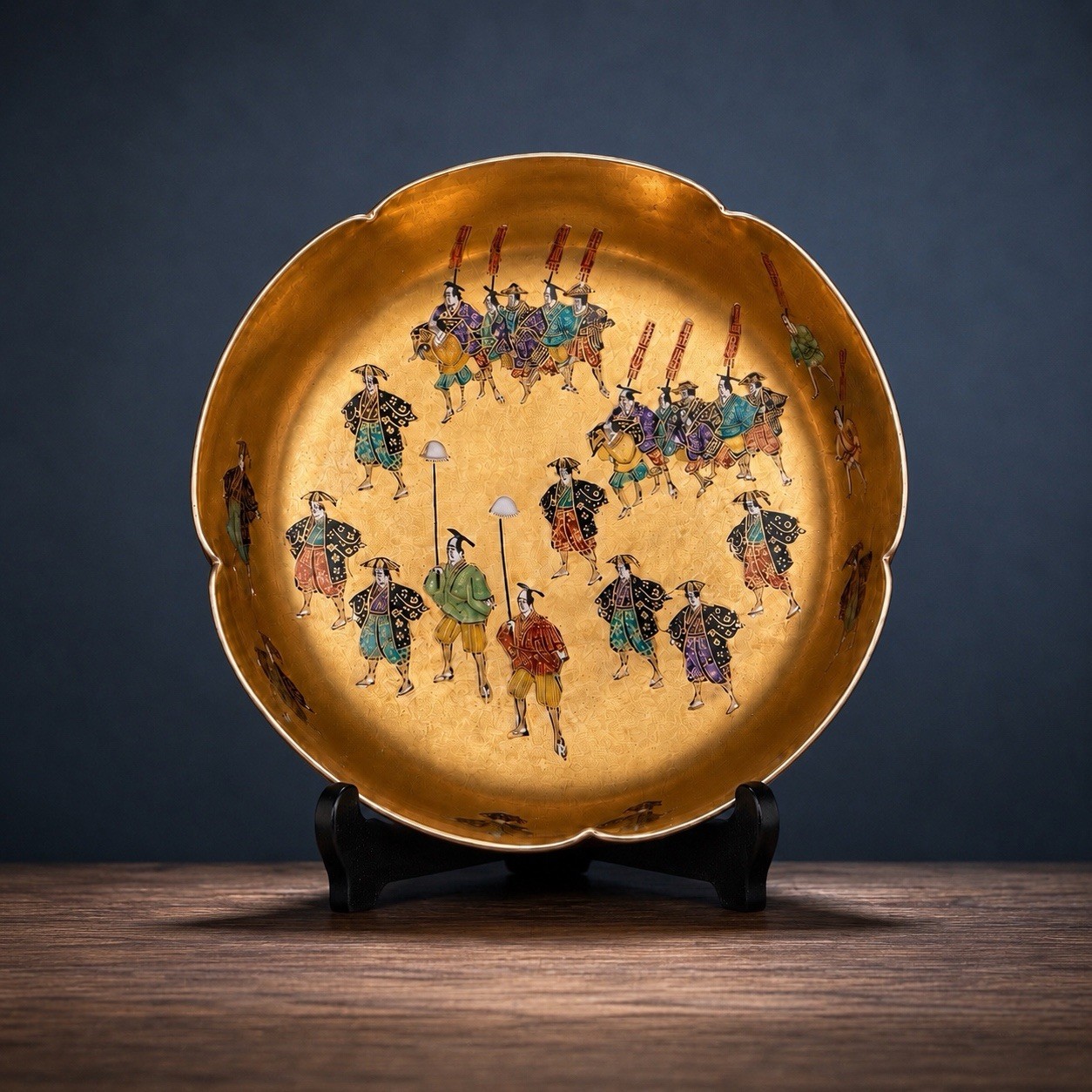 Japanese Satsuma Bowl Signed Koshida (越田) Meiji /Showa 1910-1930 daimyo samurai 
