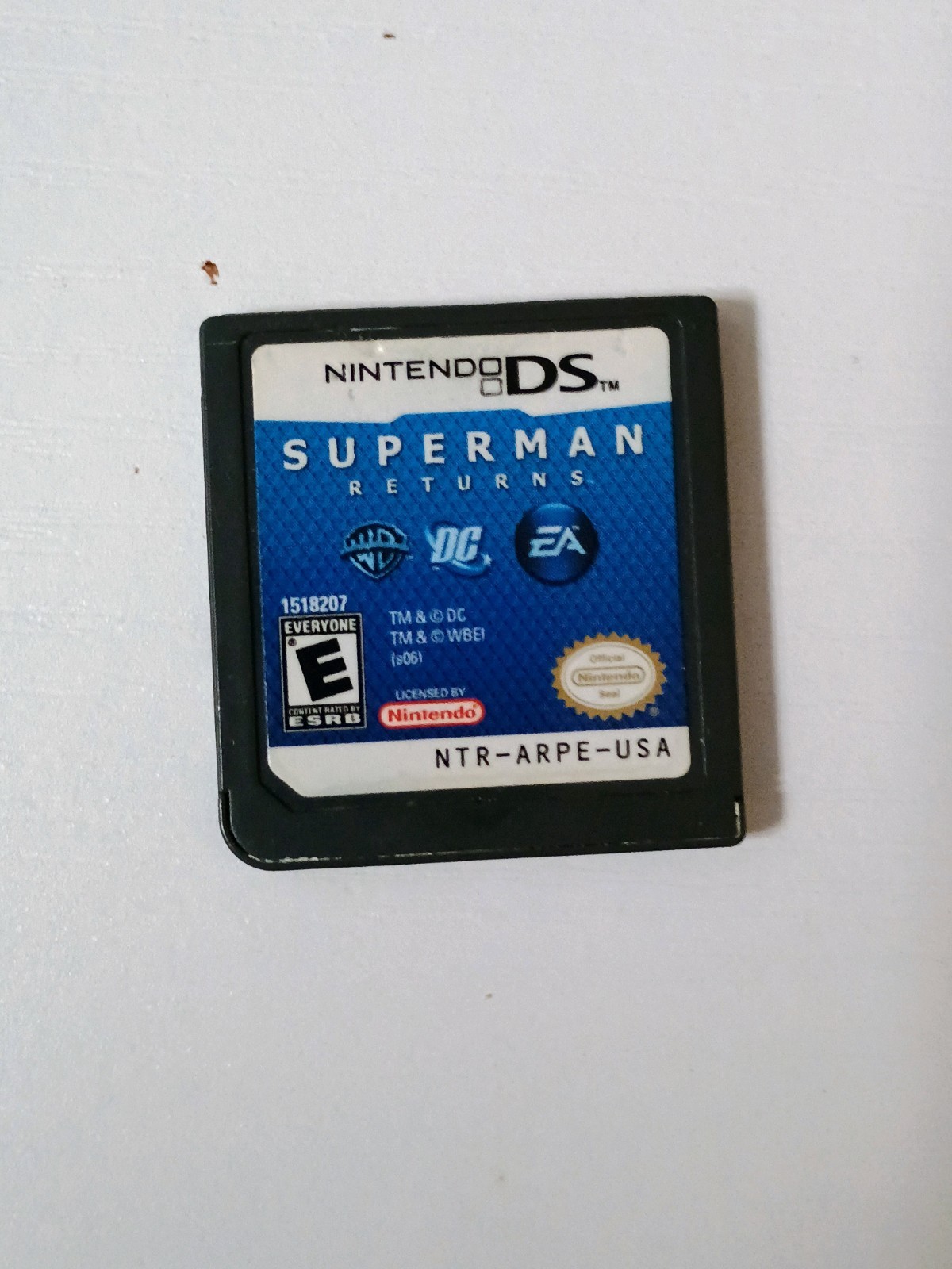 Superman Returns Nintendo DS Cartridge Only Tested Works Superman Returns Nintendo DS Cartridge Only Tested Works