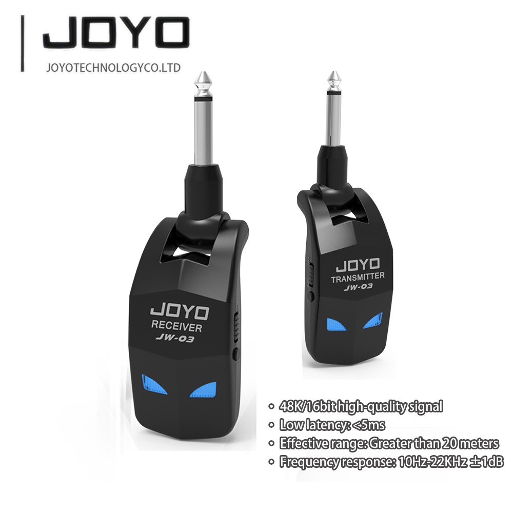 JOYO 2.4GHz Wireless Transmitter Receiver 4 Signal Channels Rechargeable（OP）