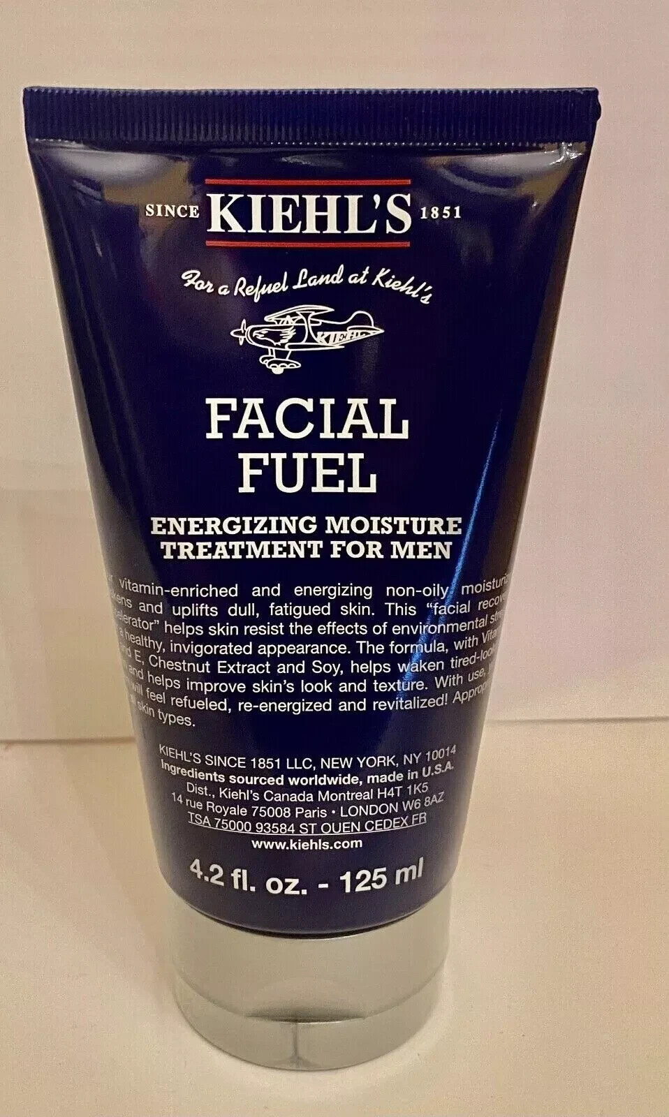 KIEHL\'S FACIAL FUEL Energizing moisture treatment for men 4.2oz/ 125ml SEALED KIEHL\'S FACIAL FUEL Energizing moisture treatment for men 4.2oz/ 125ml SEALED