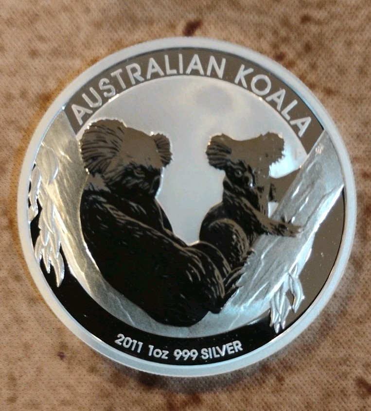 2011 Australia 1 oz Silver Koala Coin - in Capsule 2011 Australia 1 oz Silver Koala Coin - in Capsule