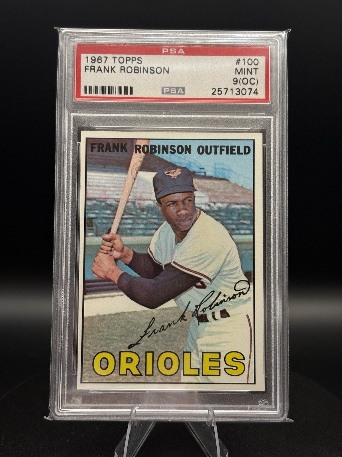 1967 Topps Frank Robinson #100 PSA 9 OC Baseball 1967 Topps Frank Robinson #100 PSA 9 OC Baseball