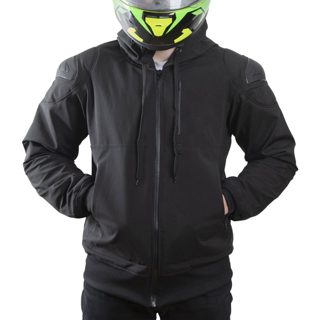 Men’s Motorcycle Hoodie – Premium Softshell Moto Jacket with CE Armor Protection Men’s Motorcycle Hoodie – Premium Softshell Moto Jacket with CE Armor Protection