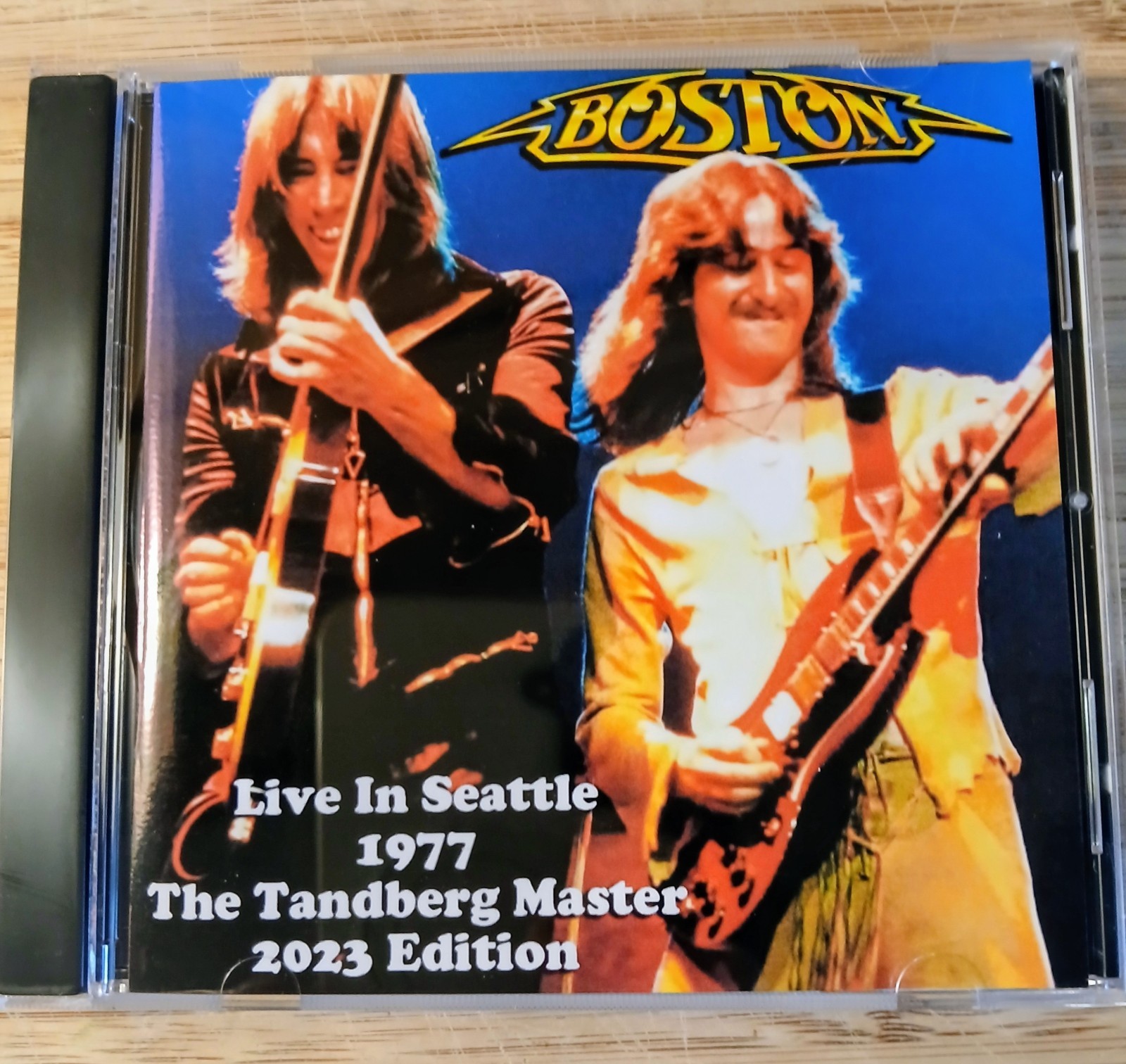BOSTON rock Band Rare CD 1977 SEATTLE Concert TOUR Great  Scholtz Delp 