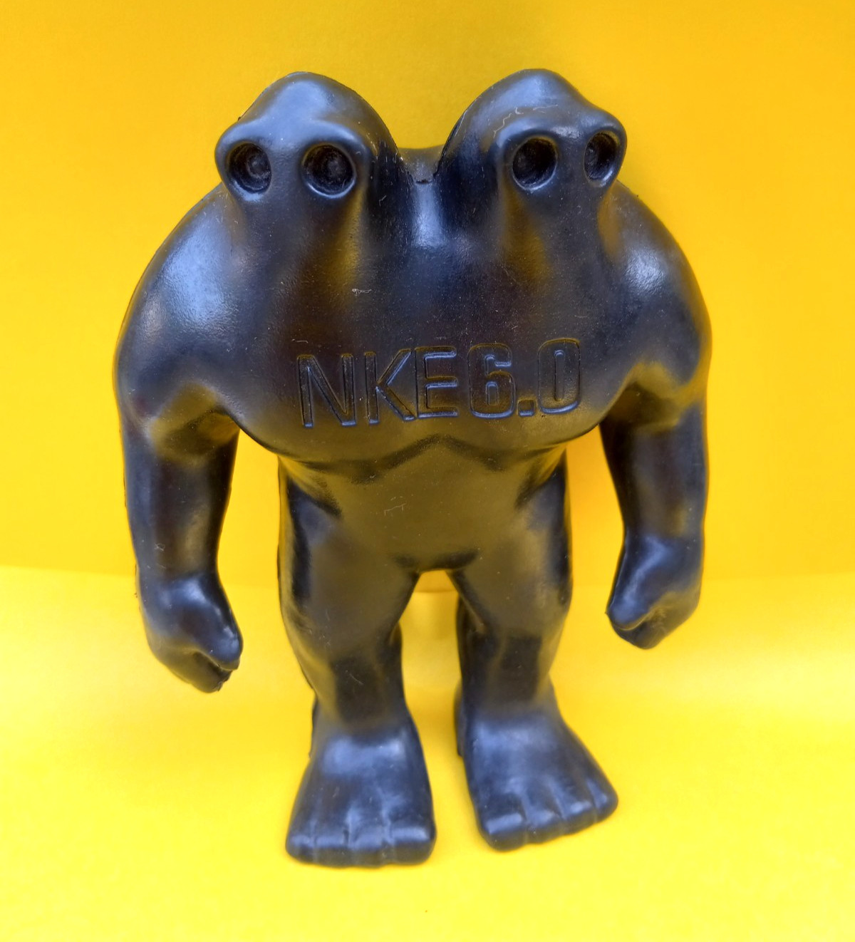 RARE Nike 6.0 Two-Headed Mutant Monster PVC Figure  Black Promo Action Toy 5\