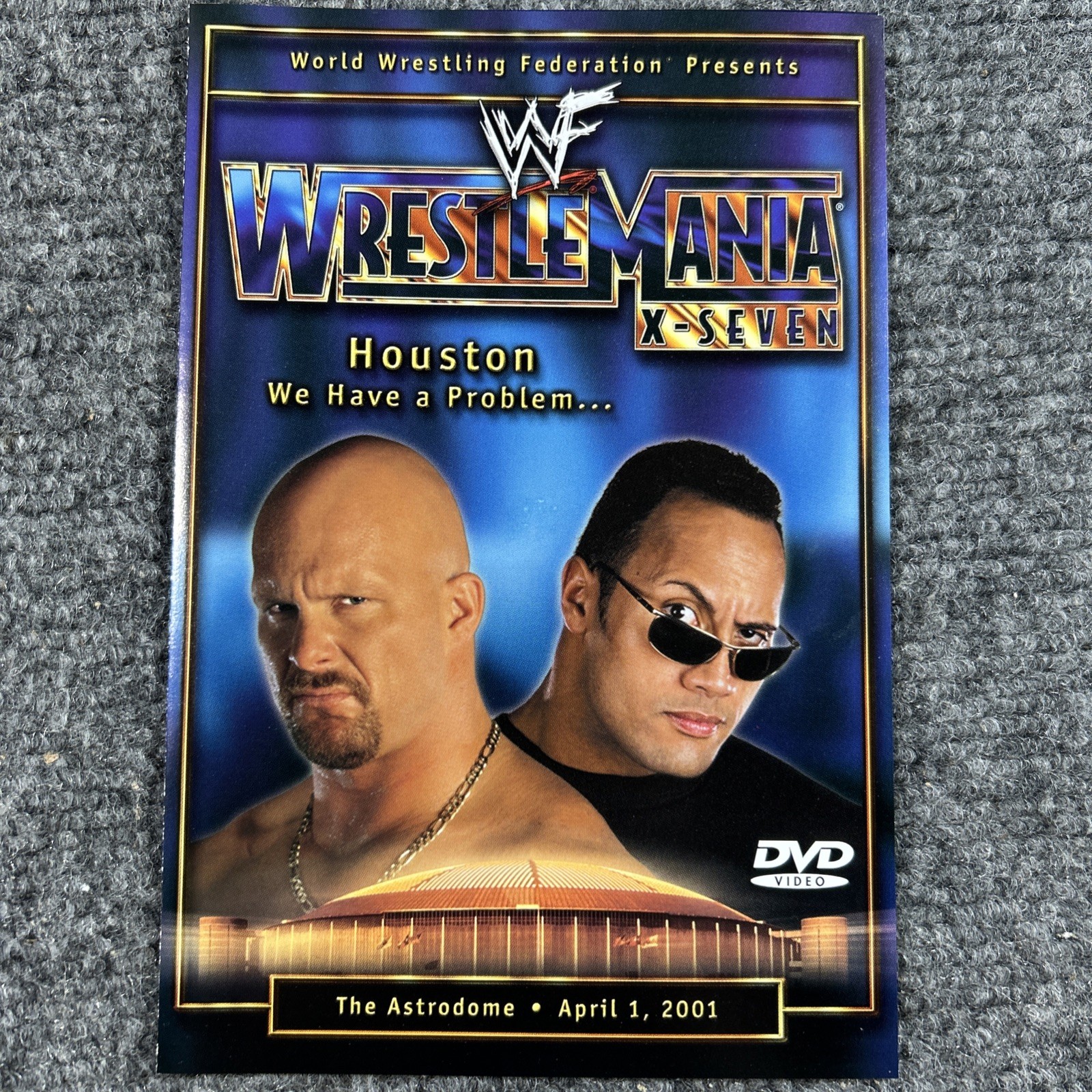 WWF Wrestlemania 17 (2 Disc DVD Set) WWE OOP HTF Stone Cold The Rock Wrestling WWF Wrestlemania 17 (2 Disc DVD Set) WWE OOP HTF Stone Cold The Rock Wrestling