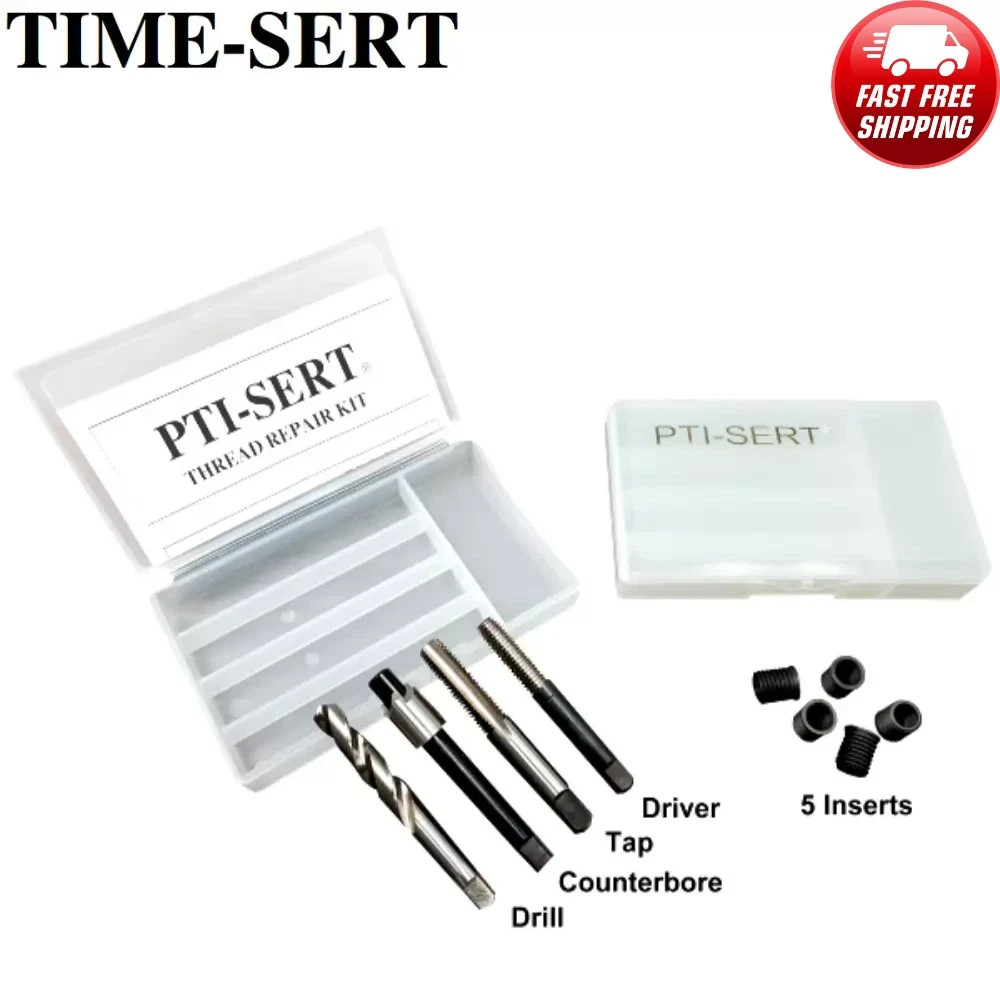 TIME SERT® Kit 1/2 - 20 UNF Fine Thread Repair Kit | 5 Inserts Included TIME SERT® Kit 1/2 - 20 UNF Fine Thread Repair Kit | 5 Inserts Included