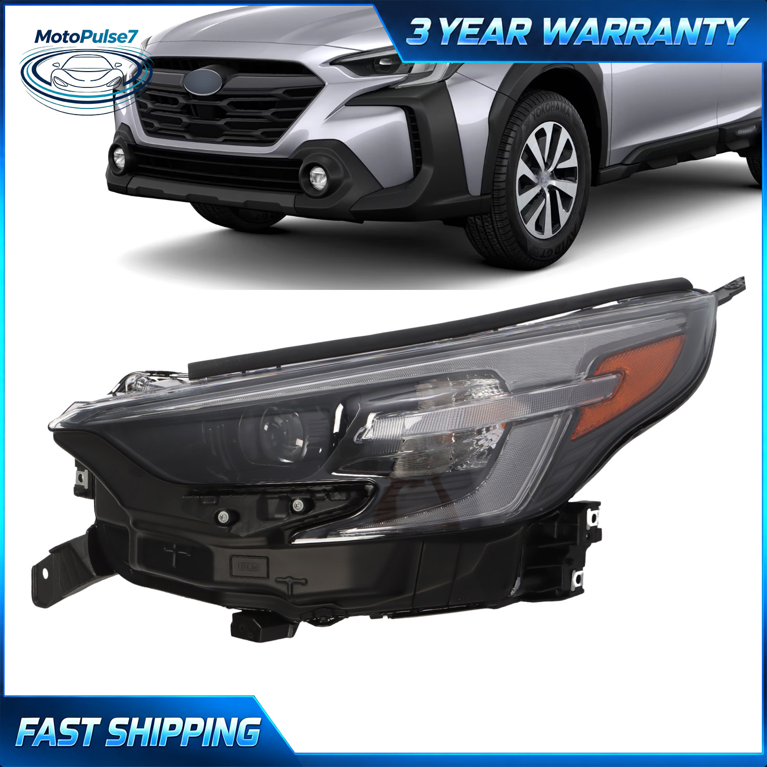 For 2023-25 Subaru Legacy Outback Driver Side LED Headlight Assembly W/ AFS