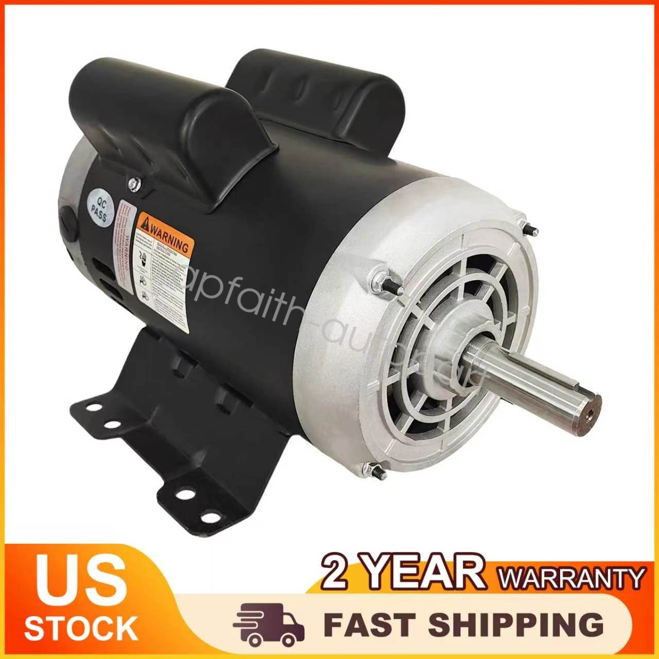5HP 3450 Air Compressor Motor 23378805 for Ingersoll Rand 230V Rpm 54421193 US