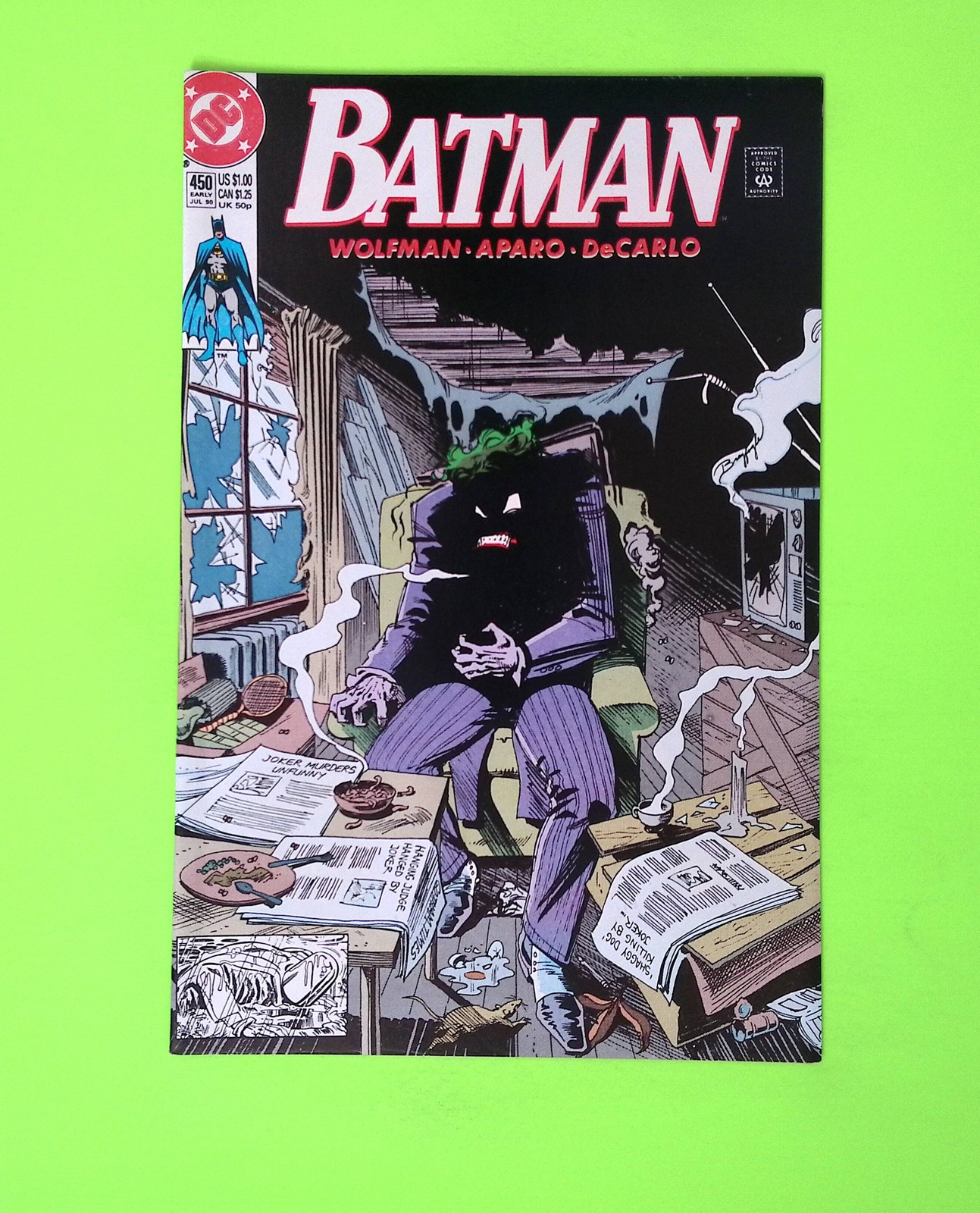 Batman #450 Vol. 1 1990 DC Comics High Grade Comic Book Q167-254