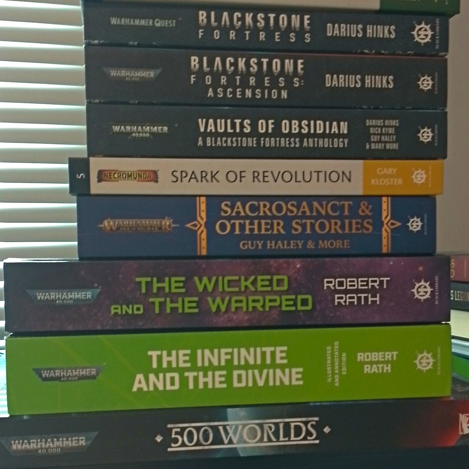 Warhammer 40k Booklot. Infinite&Divine Limited, Wicked And Warped New,500 worlds