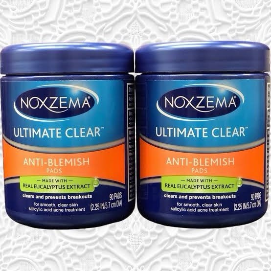 Noxzema Ultimate Clear Anti-Blemish Pads 90 Count Salicylic Acid Eucalyptus Noxzema Ultimate Clear Anti-Blemish Pads 90 Count Salicylic Acid Eucalyptus