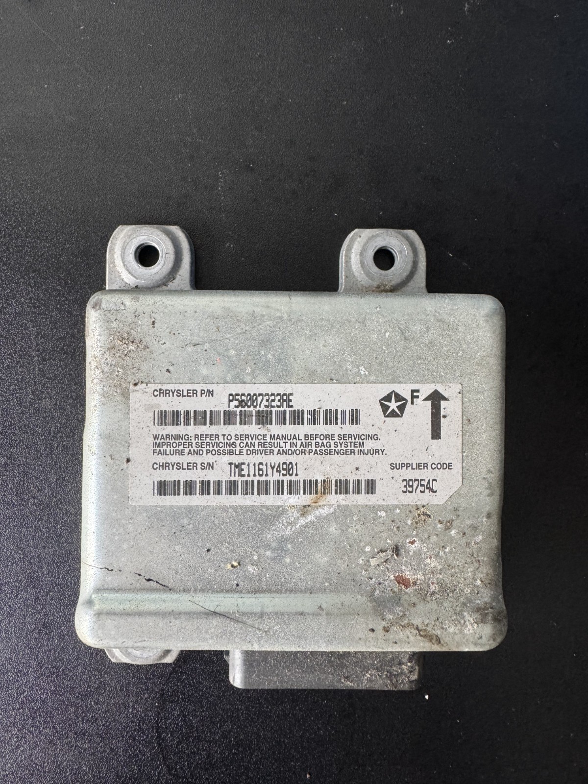 97-01 Jeep Cherokee XJ SRS Bag Control Module P56007323AE