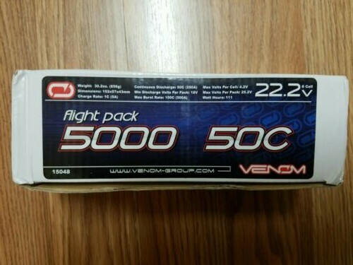 Venom 50C 6S 5000mAh 22.2V LiPo Battery by Venom