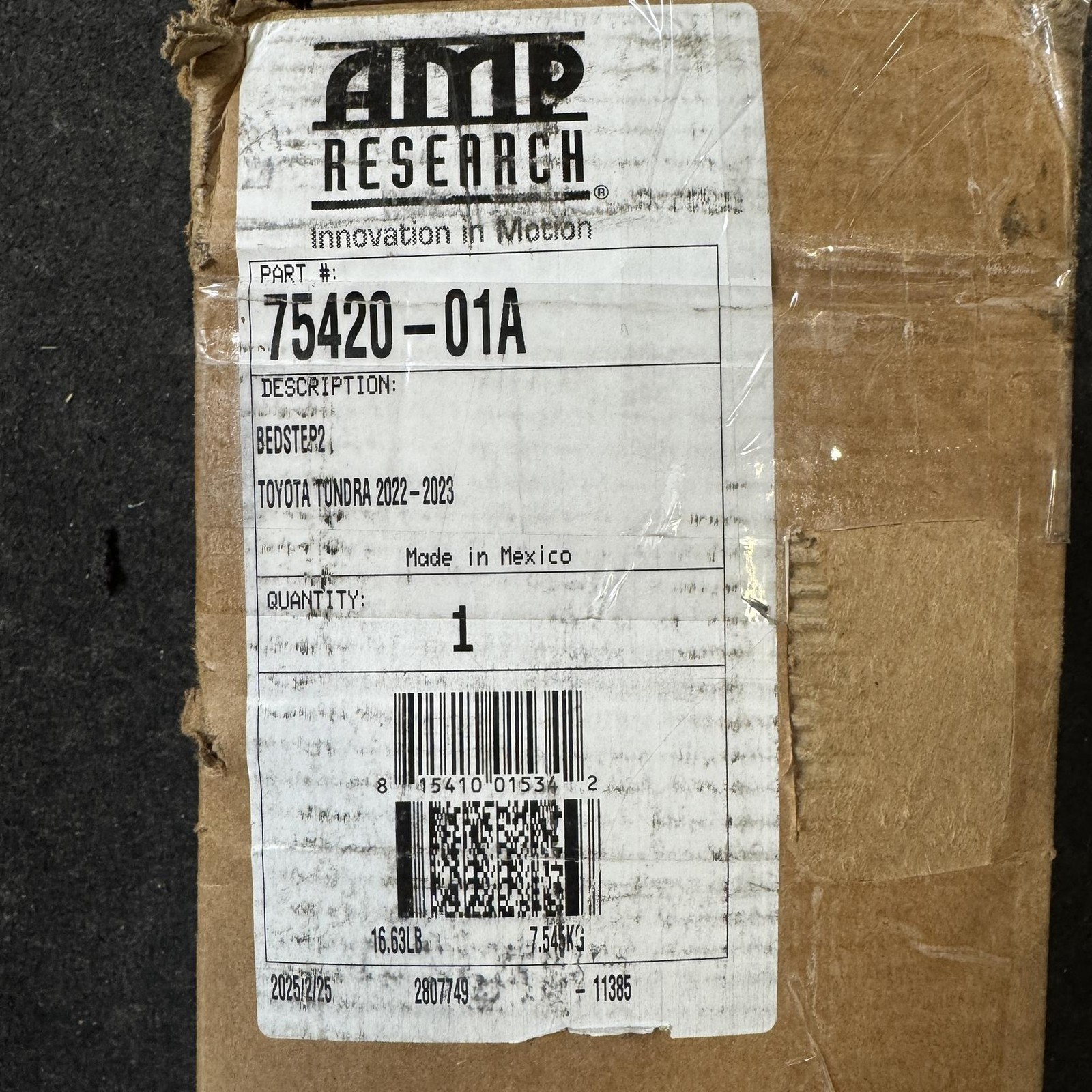 AMP Research 75420-01A RealTruck BedStep2 Step, Fits 2022-25 Tundra w/ 5.5' Bed AMP Research 75420-01A RealTruck BedStep2 Step, Fits 2022-25 Tundra w/ 5.5' Bed