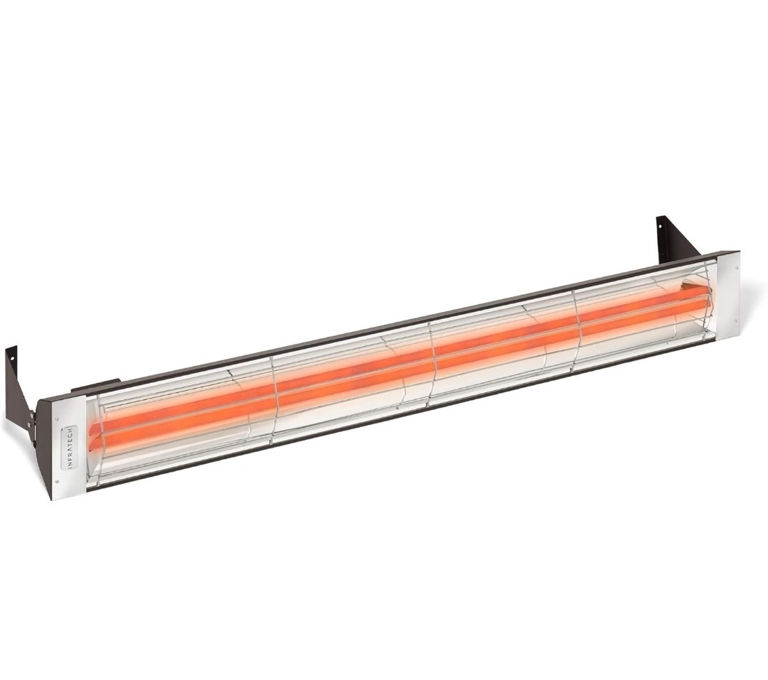 Infratech WD-6024 BL  61.25” Dual Element 6000 Watt, 240 Volt, Black Finish