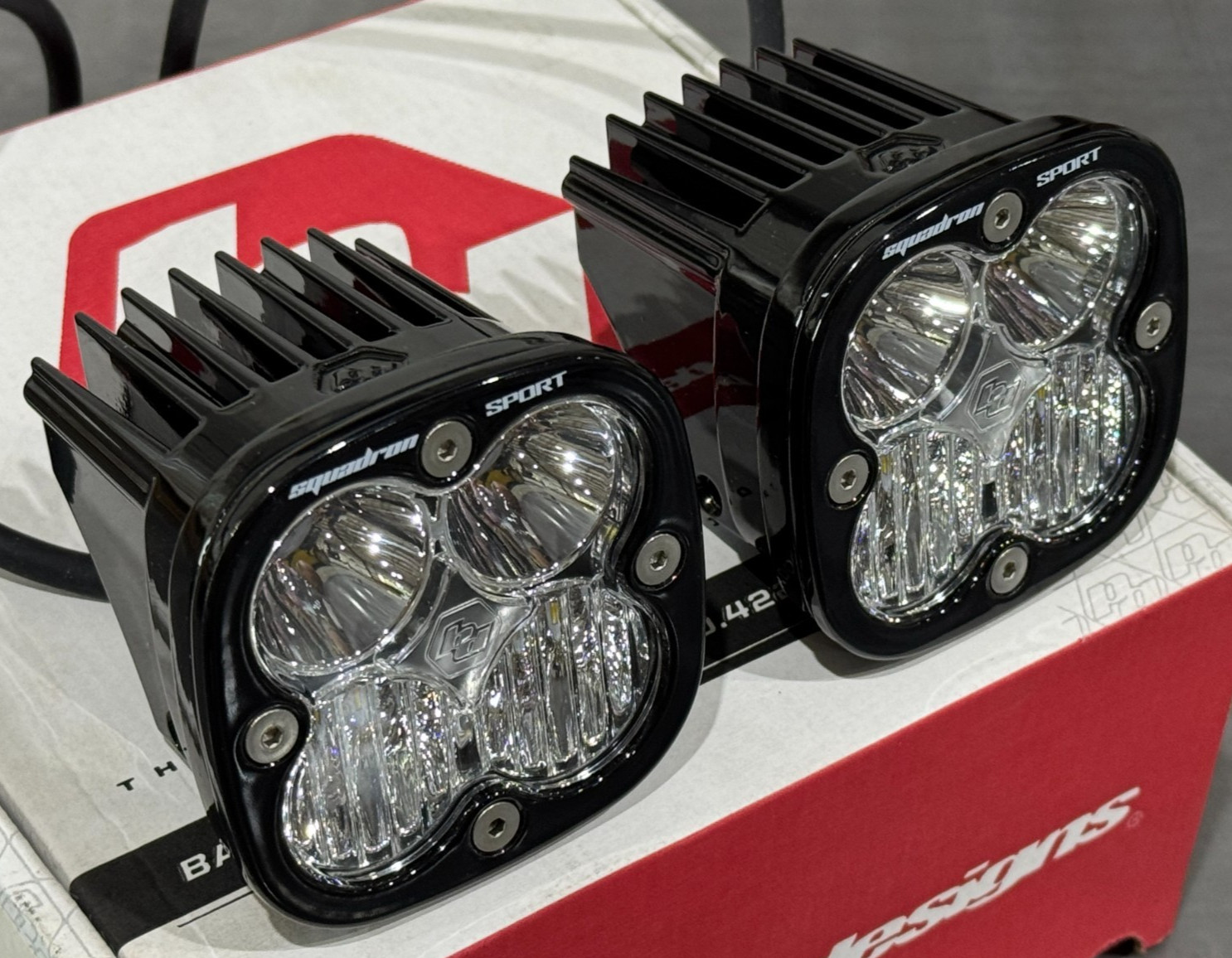 SALE Baja Designs Squadron Sport Driving/Combo Clear LED Light Pods 55-7803