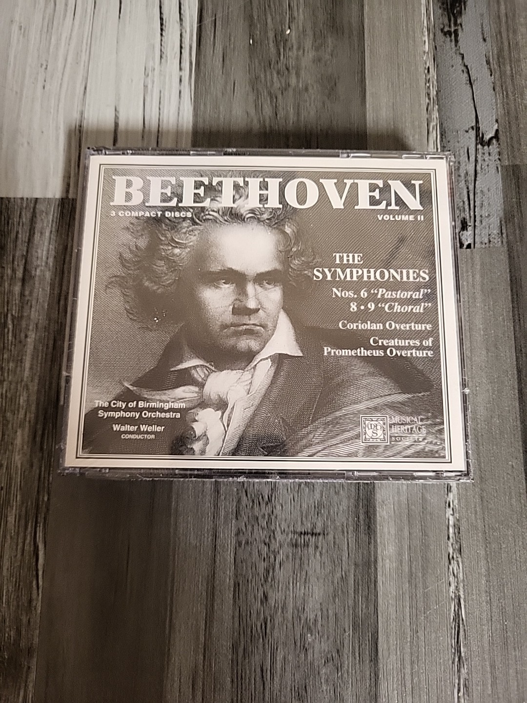 NEW- Beethoven: The Complete Symphonies, Vol. 2 (CD, 1994) 3-Disc Set SEALED
