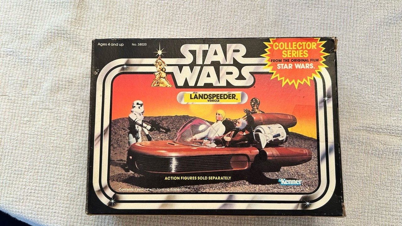 Vintage Kenner Star Wars Landspeeder 38020 Complete Original Box