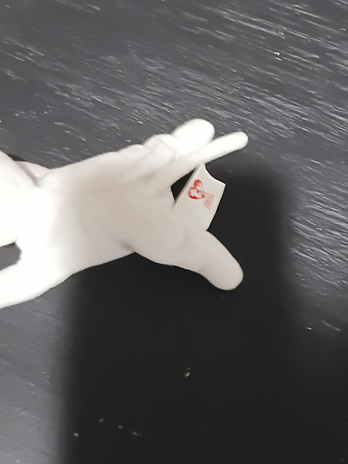 Ty Beanie Baby Flip The Cat - White Ty Beanie Baby Flip The Cat - White