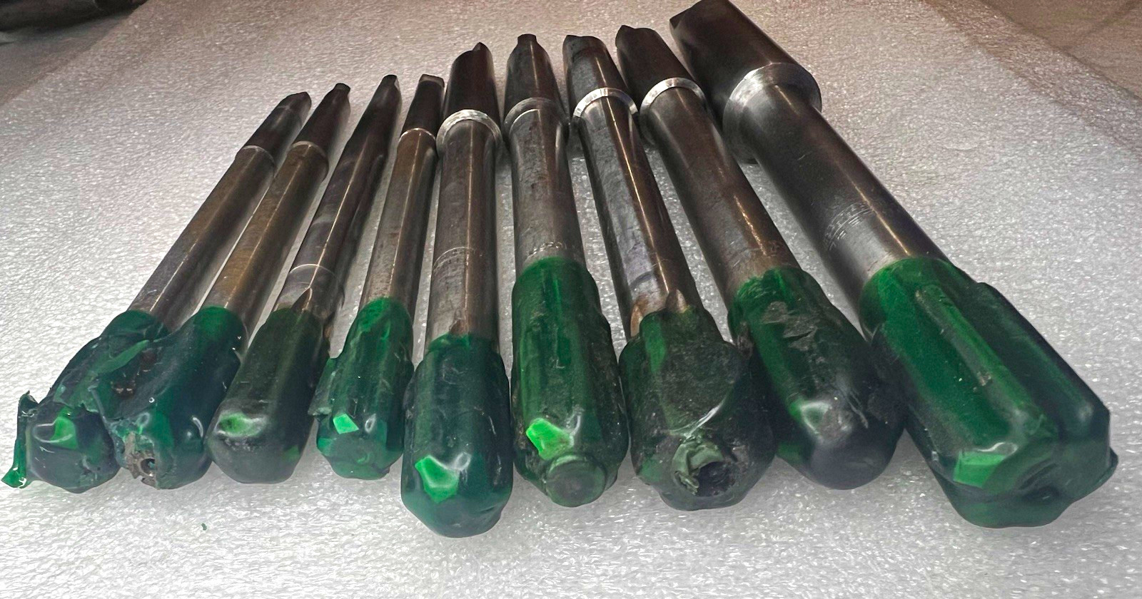 13 Pc Vintage Morse Taper Drill Bit Lot NOS HSS USA National Detroit UTD NTD