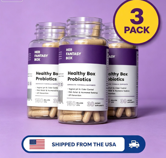 3pc Genuine Her Fantasy Box Healthy Box Probiotics (30 Capsules) New & Sealed 3pc Genuine Her Fantasy Box Healthy Box Probiotics (30 Capsules) New & Sealed