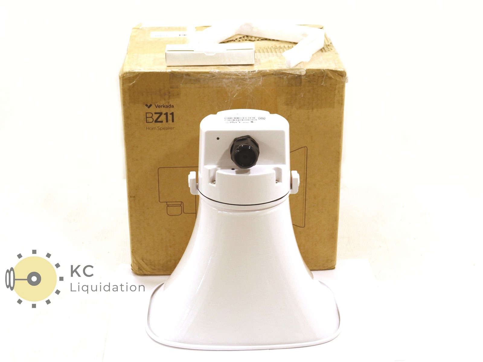 Verkada BZ11-HW IP PoE White Horn Speaker PA Speaker w/ Microphone