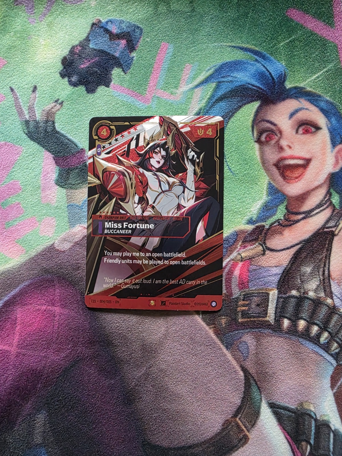 T1 MISS FORTUNE RIFTBOUND NON-SERIALIZED ENGLISH