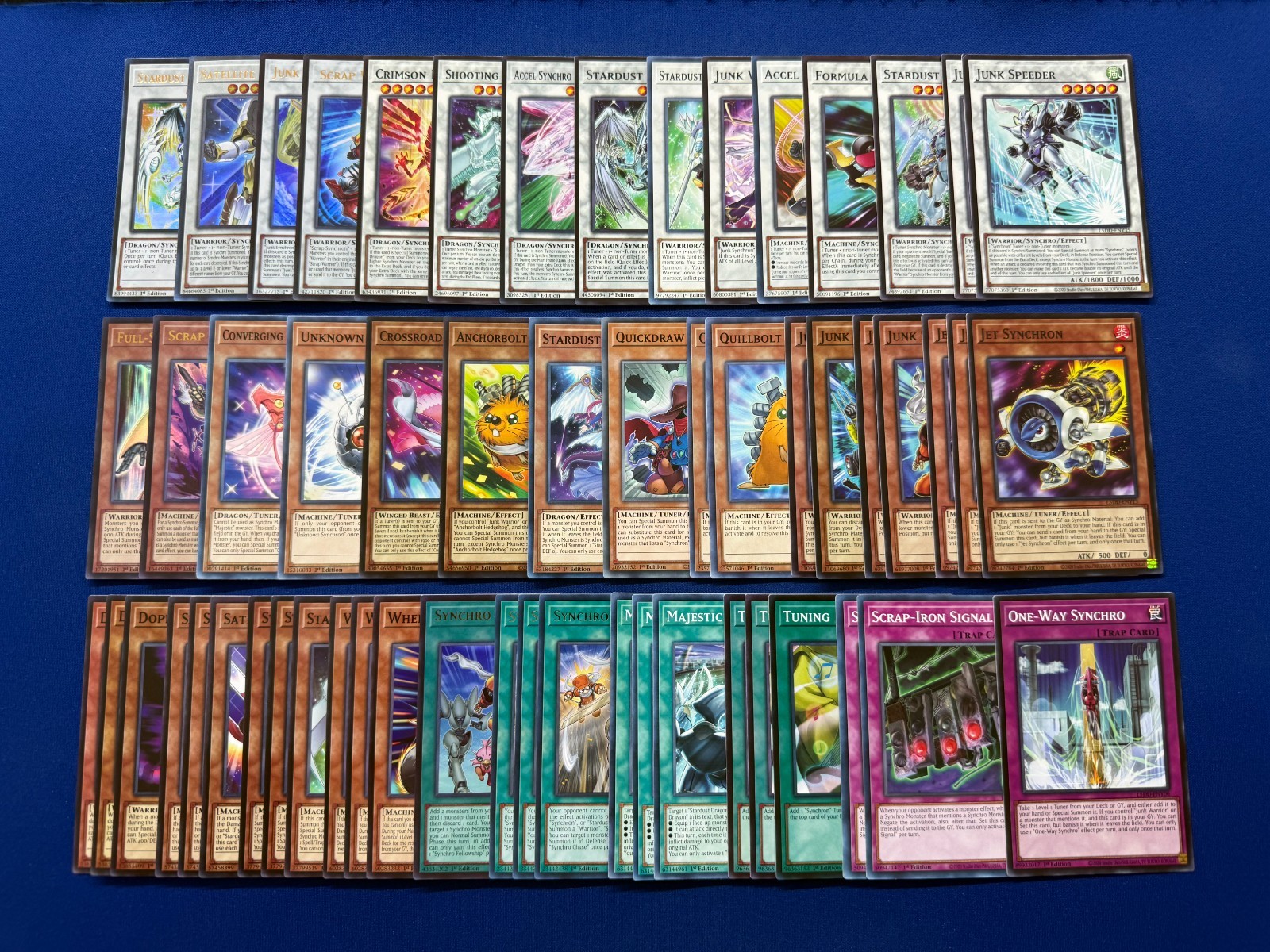 Yu-Gi-Oh 5D\'s - Yusei Fudo Complete Stardust Dragon & Junk Warrior Synchro Deck