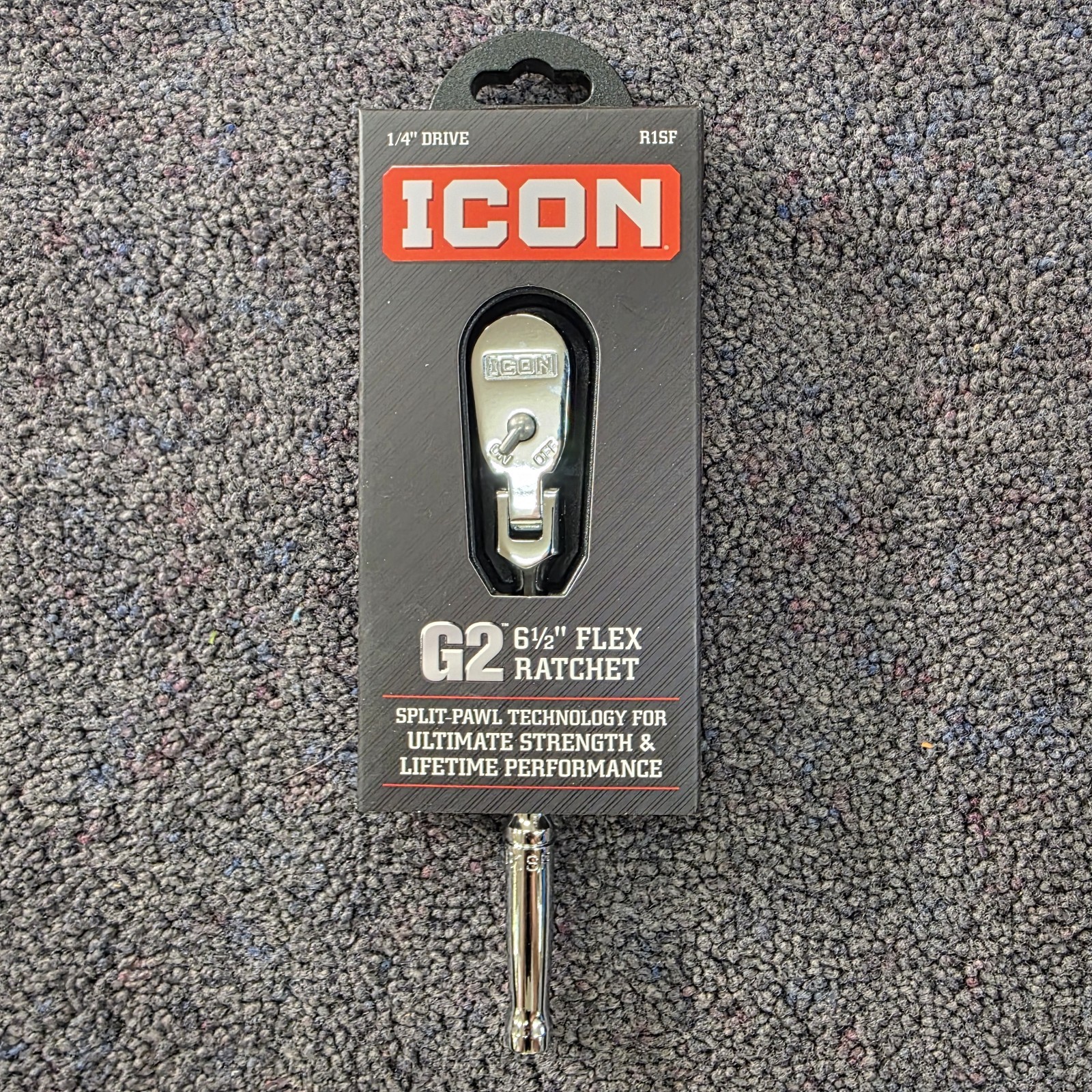 ICON 1/4 in. Drive Ratchet w/ Standard Grip R1SF ~ 6 1/2\