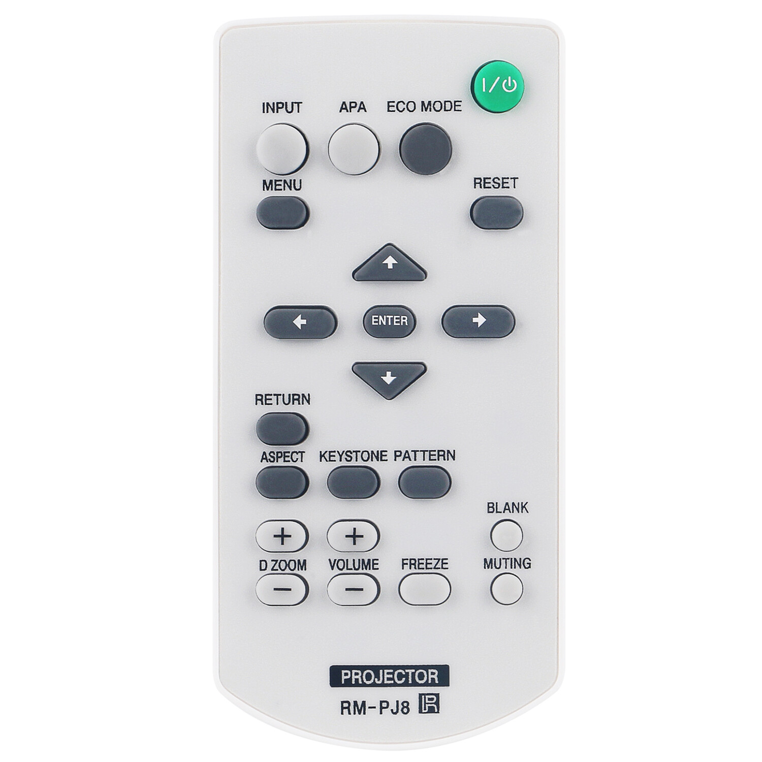 RM-PJ8 Replace Remote for Sony Projector VPL-CH375 VPL-CX236 VPL-DX140 VPL-DW125