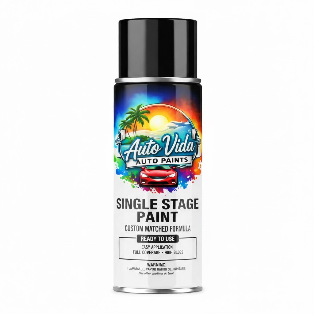 Single Stage Can Paint   For  Renault Aliance Black 205353