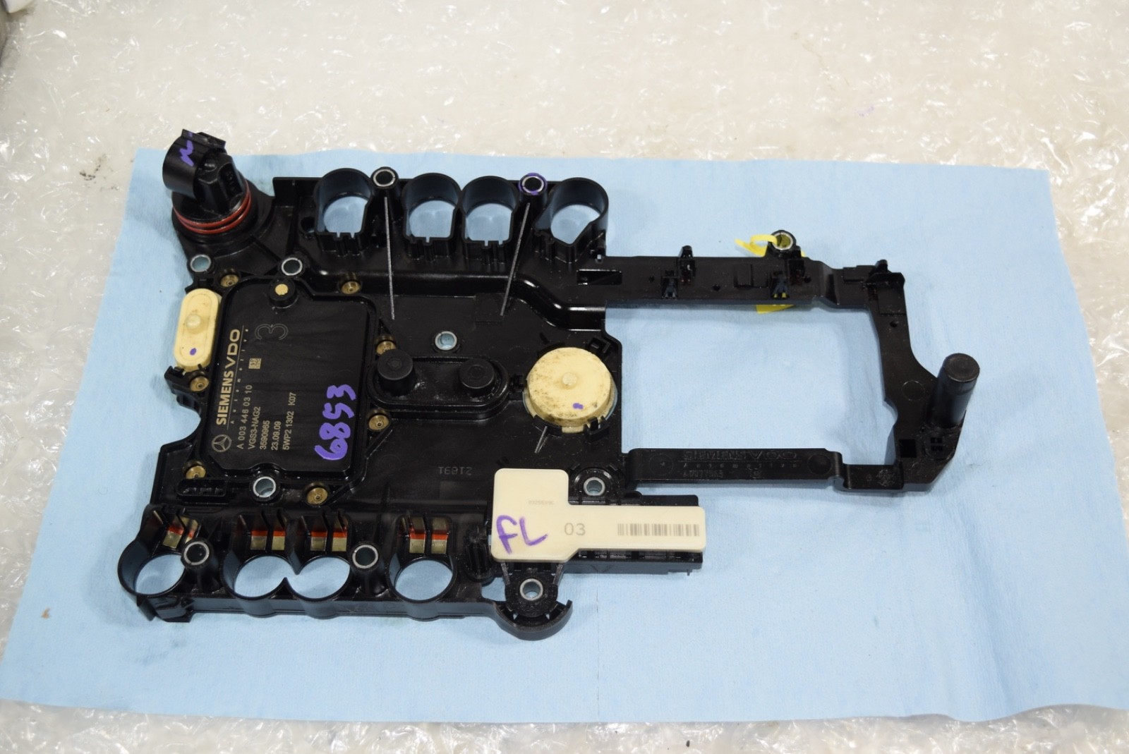 Mercedes Transmission Conductor Plate TCU 722.9 7G VGS3 5PIN Flashed Renewed VIN