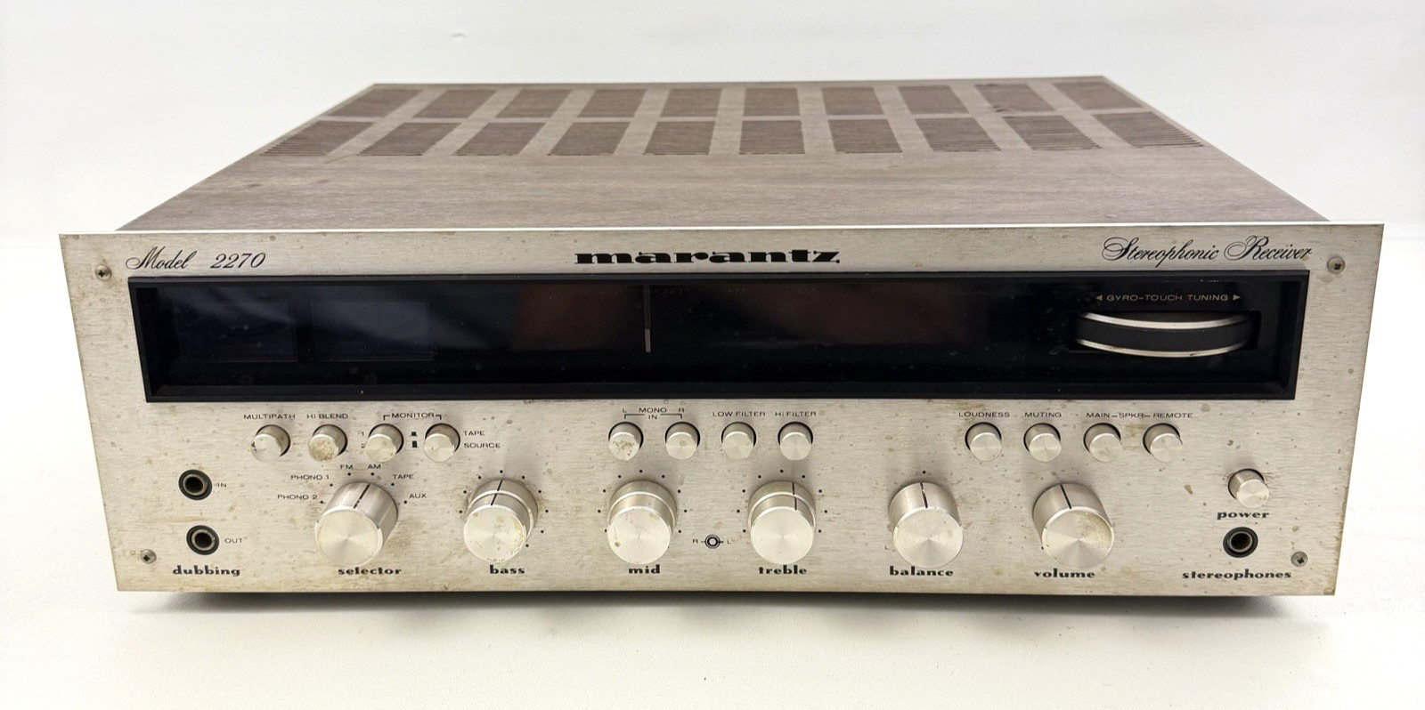 Vtg Marantz Model 2270 Stereophonic Stereo Receiver As Is for Parts or Repair Vtg Marantz Model 2270 Stereophonic Stereo Receiver As Is for Parts or Repair