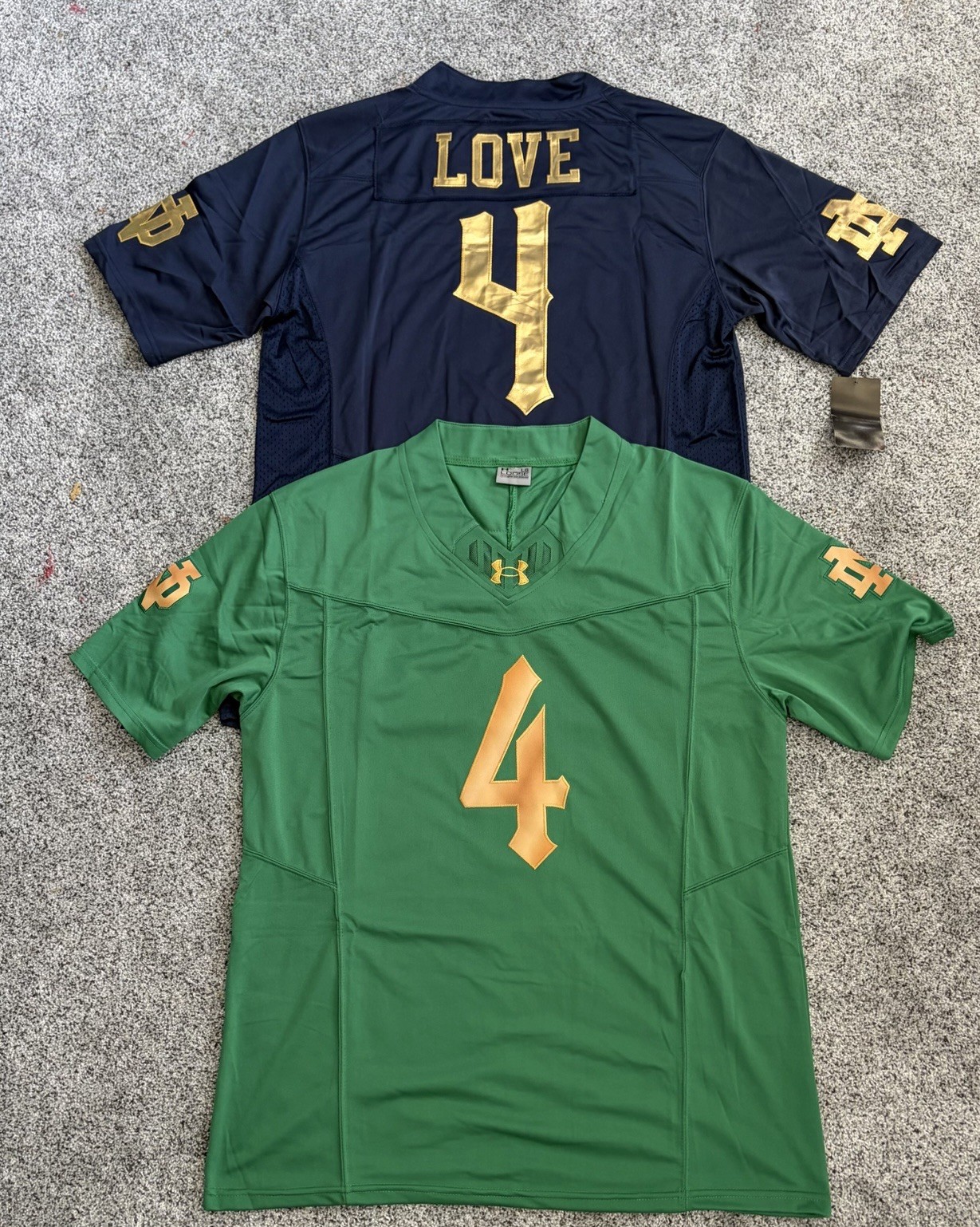 NEW Jeremiyah Love #4 Notre dame Fighting Irish Jersey SHIPS SAME DAY