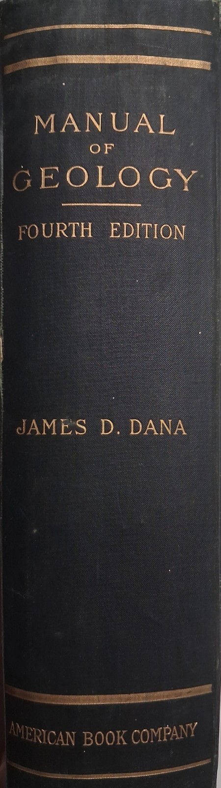 1894 MANUAL OF GEOLOGY JAMES DANA Minerals Science