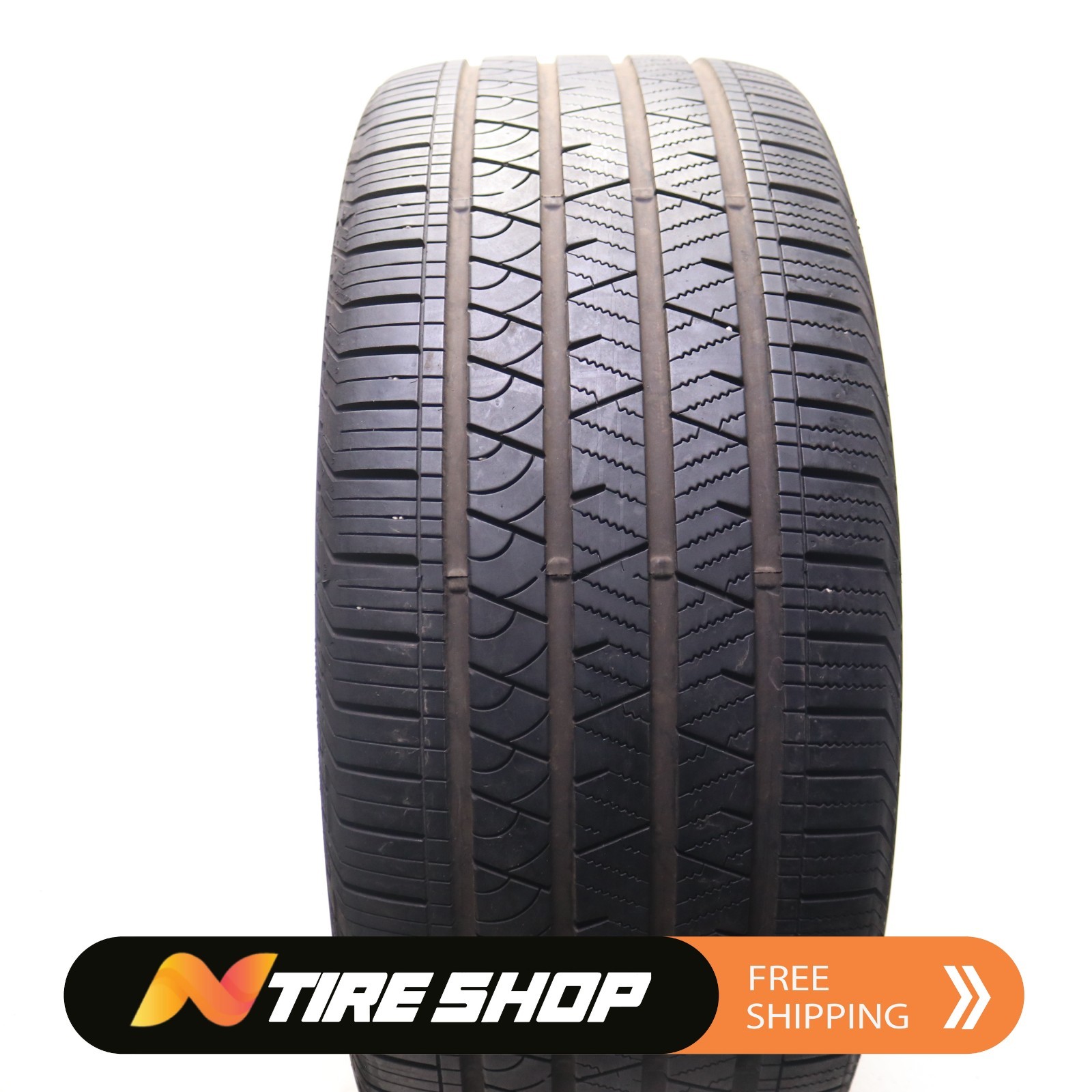 Set of 2 Used 285/45R21 Continental CrossContact LX Sport SSR - 113H - 8-8.5/32 Set of 2 Used 285/45R21 Continental CrossContact LX Sport SSR - 113H - 8-8.5/32