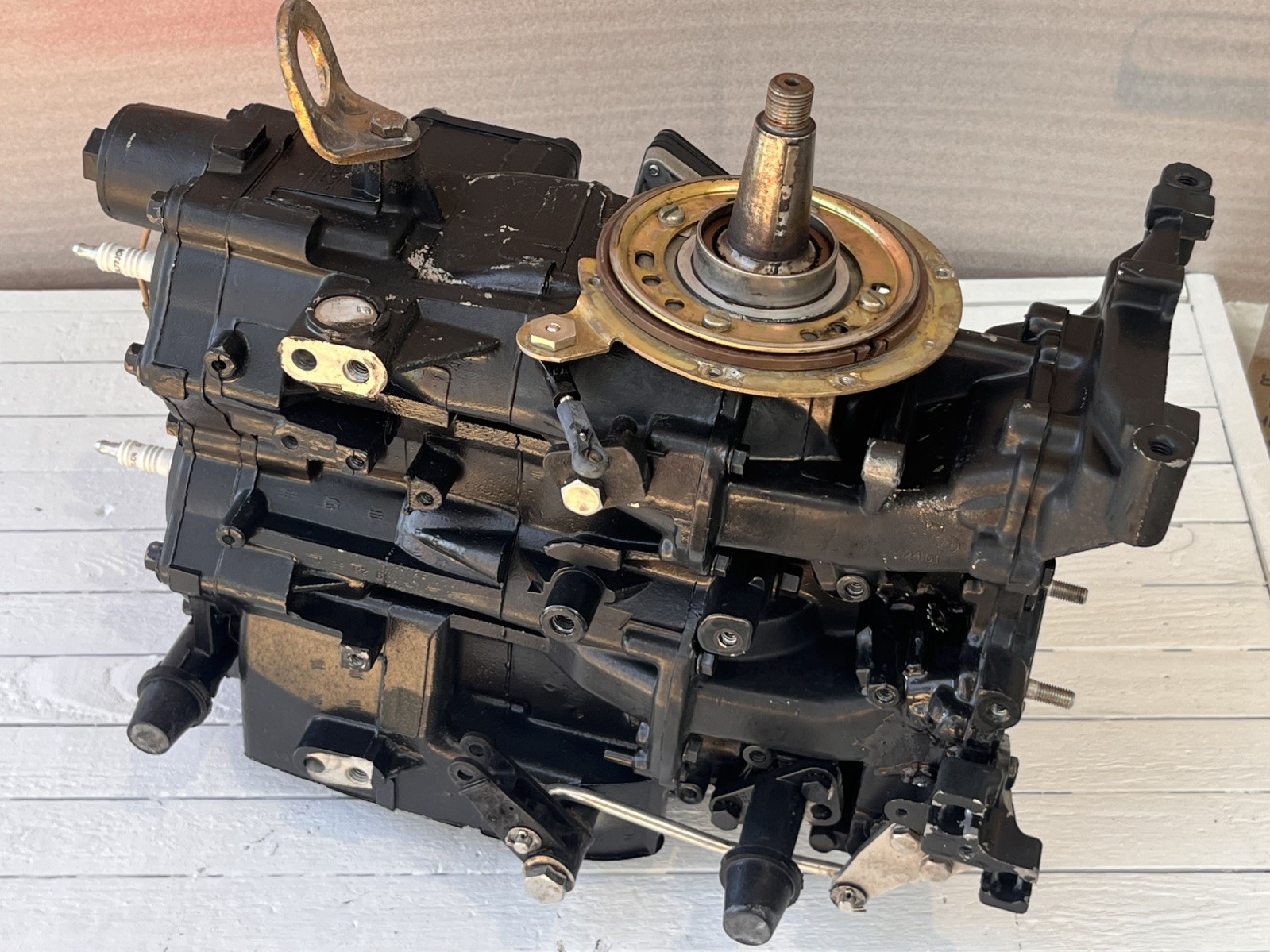 Good Used Johnson 40/48/50hp 1989-1992 2-Cyl Carbureted Powerhead Good Used Johnson 40/48/50hp 1989-1992 2-Cyl Carbureted Powerhead