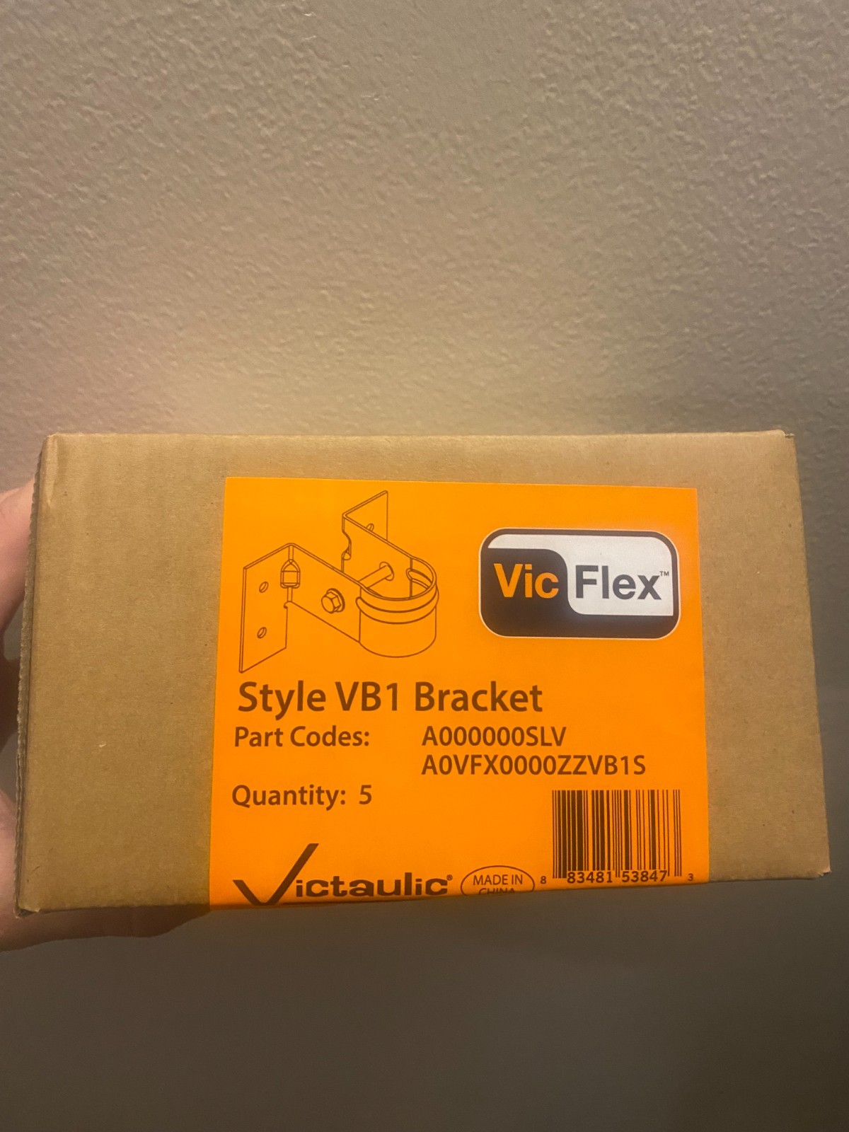 Victaulic A000000SLV VicFlex Style VB1 Strap Bracket For Style (1 Bracket) Victaulic A000000SLV VicFlex Style VB1 Strap Bracket For Style (1 Bracket)