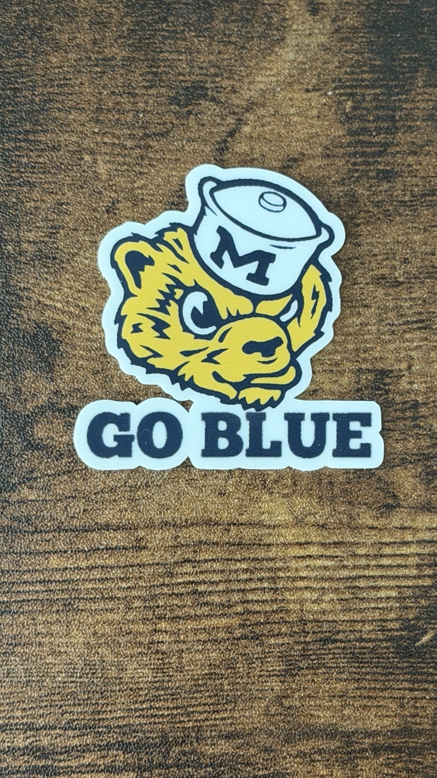 University of Michigan Wolverines Vintage Die Cut Vinyl Decal