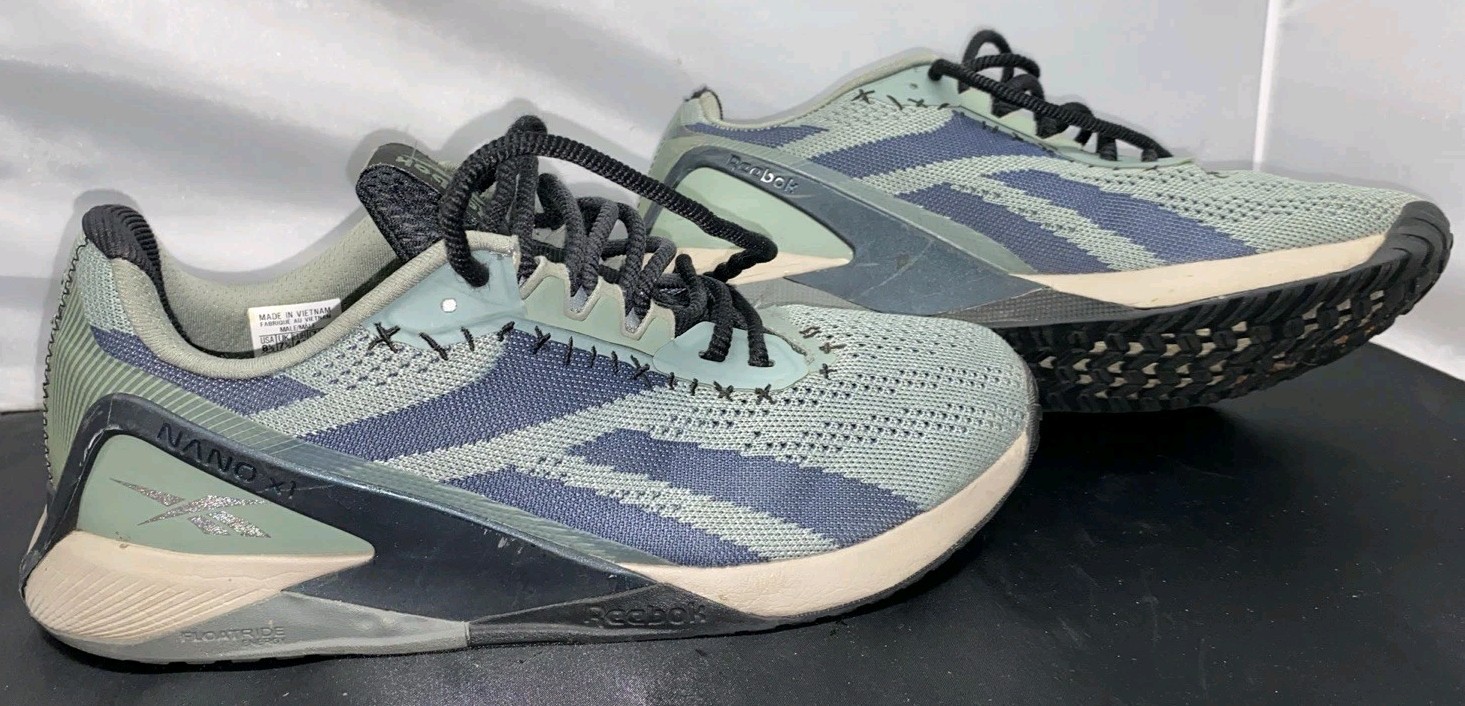 Reebok Nano X1 Harmony Green/Black/Grey Training (H02827) MEN\'S SIZE 8.5